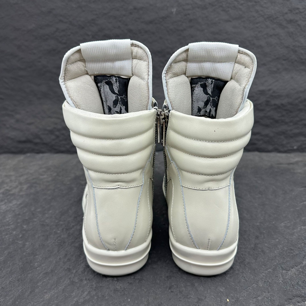 Rick Owens Geobasket High 'Milk' - DopestKickz