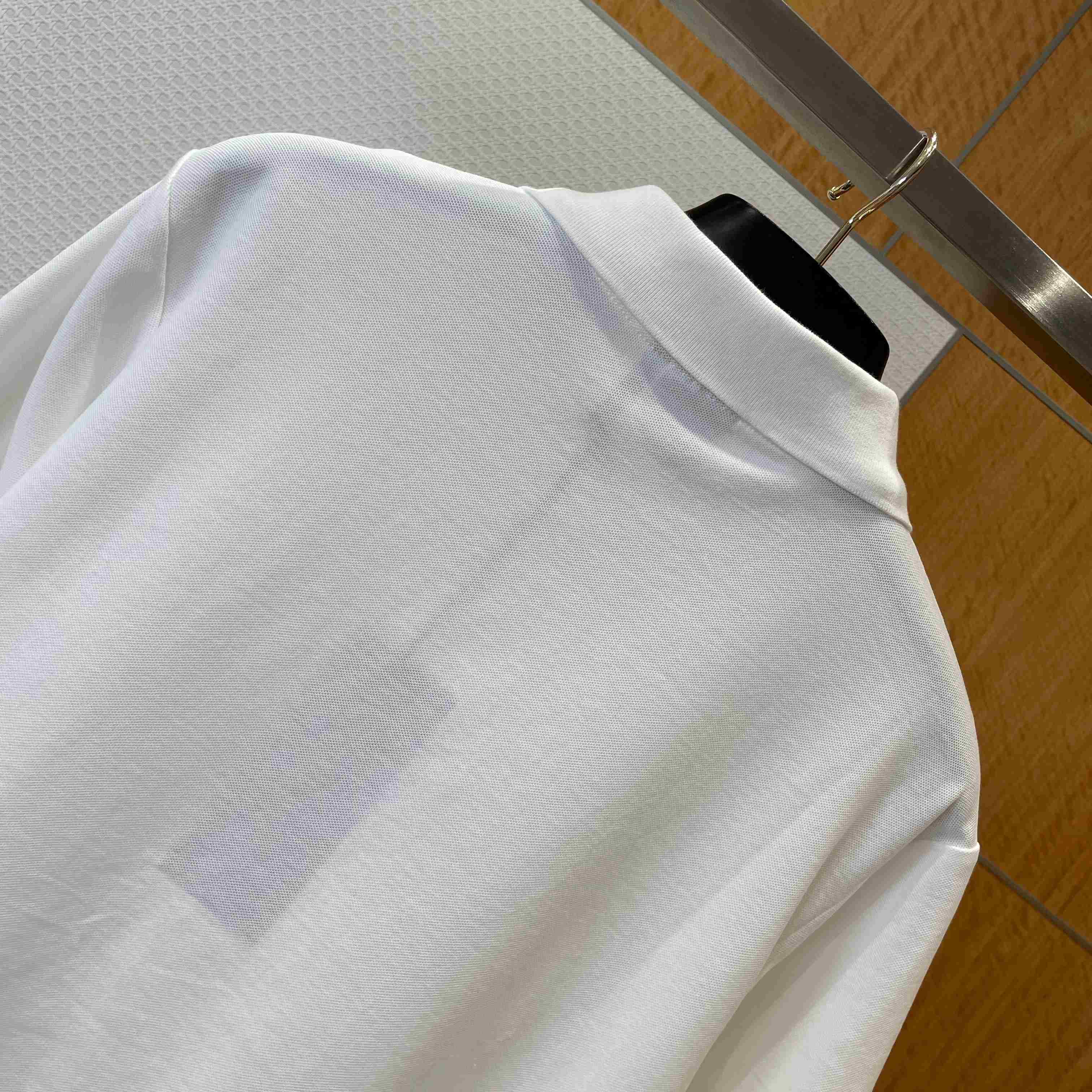 Dior Polo Shirt White Cotton Piqué - DopestKickz