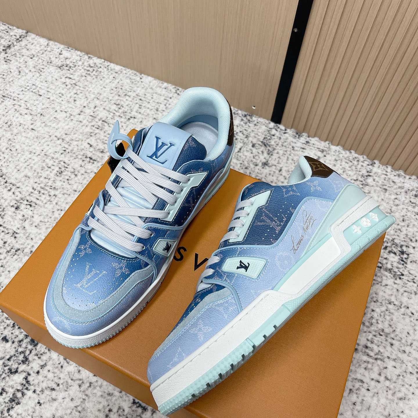 Louis Vuitton LV Trainer Sneaker  1AJTQO - DopestKickz