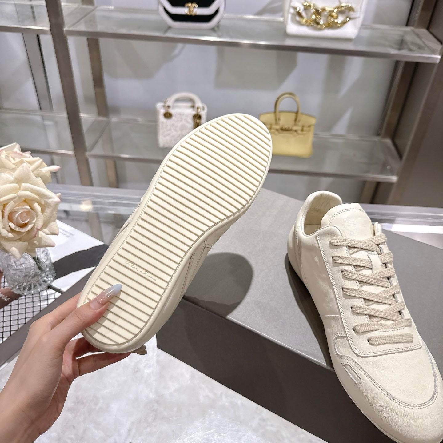 Rick Owens Off-White Temple Minimal Sneakers - DopestKickz