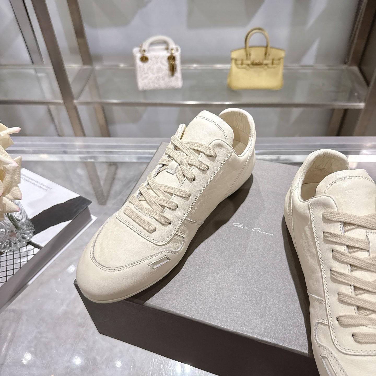 Rick Owens Off-White Temple Minimal Sneakers - DopestKickz