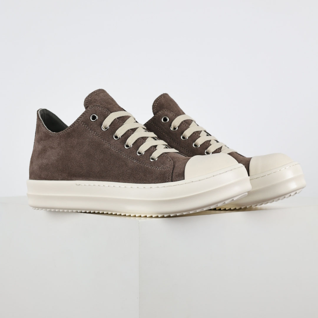 Rick Owens Ramones Suede Sneakers - DopestKickz