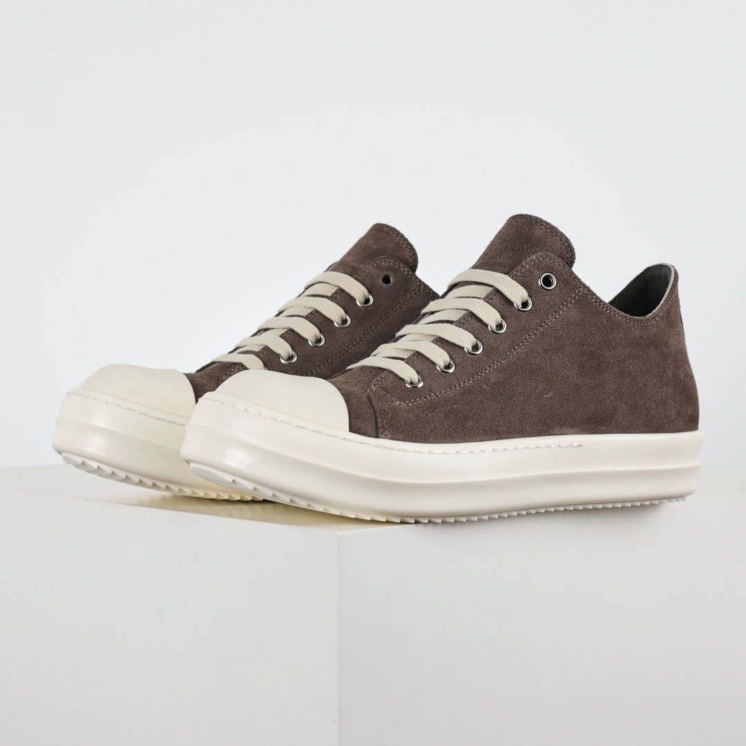 Rick Owens Ramones Suede Sneakers - DopestKickz