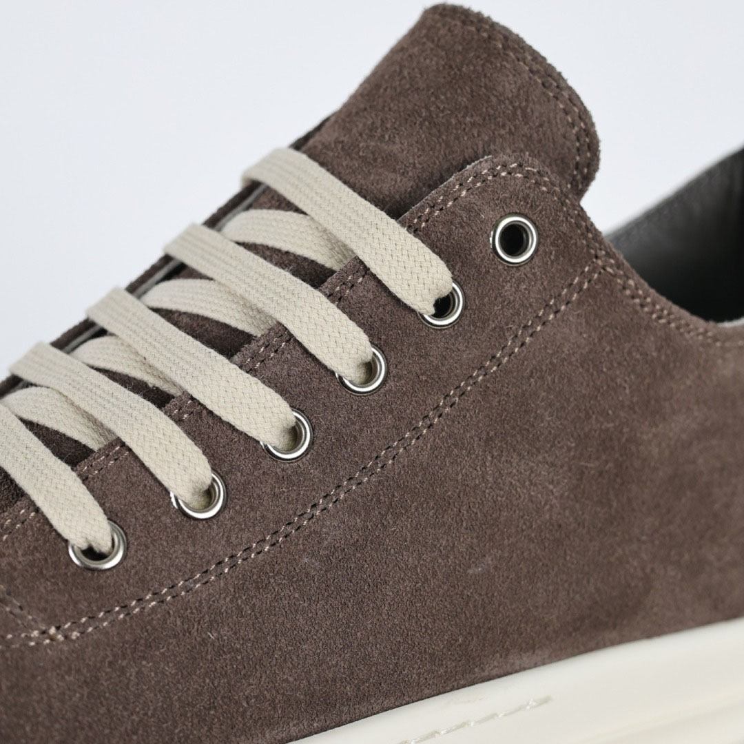Rick Owens Ramones Suede Sneakers - DopestKickz
