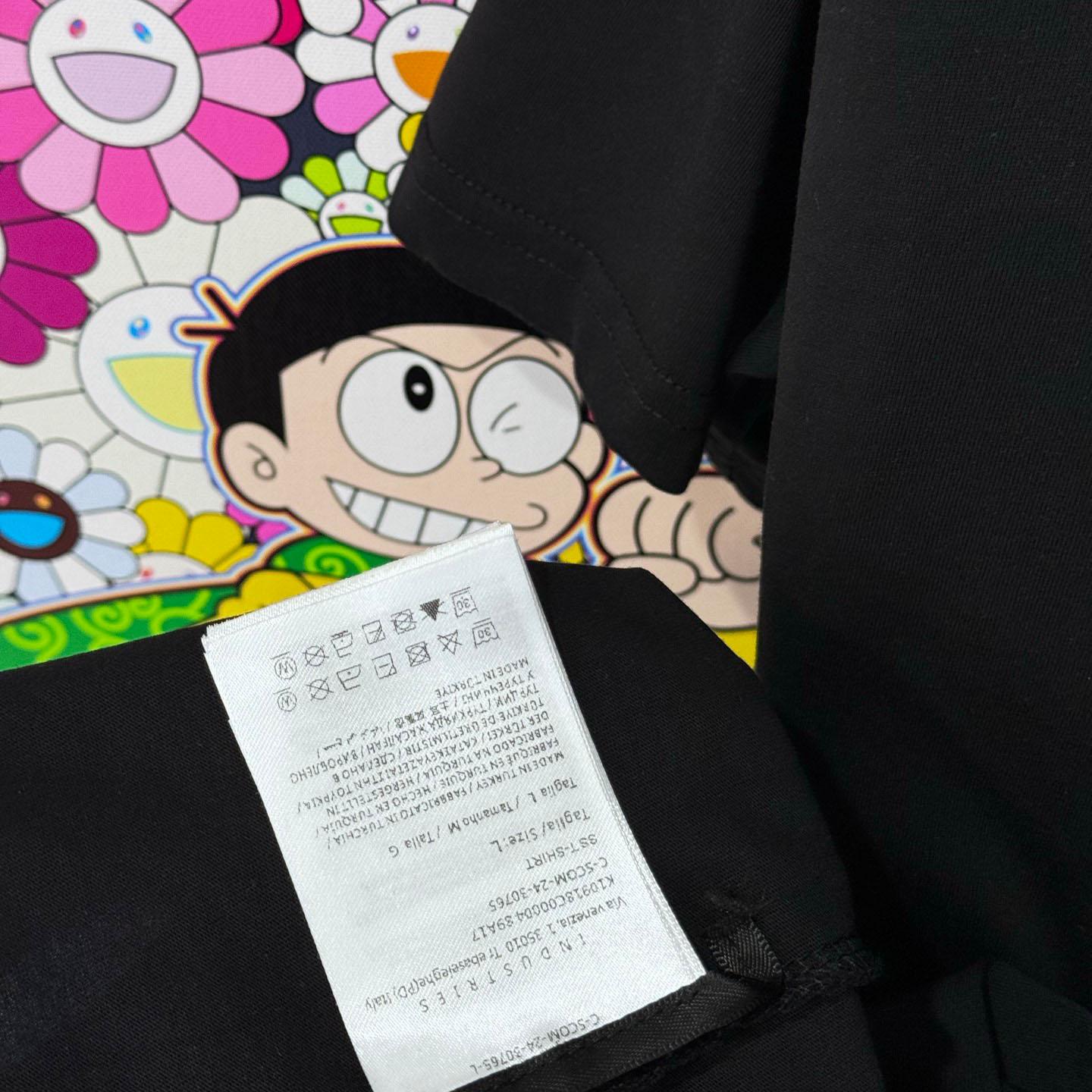 Moncler Blurred Logo Cotton T-Shirt - DopestKickz