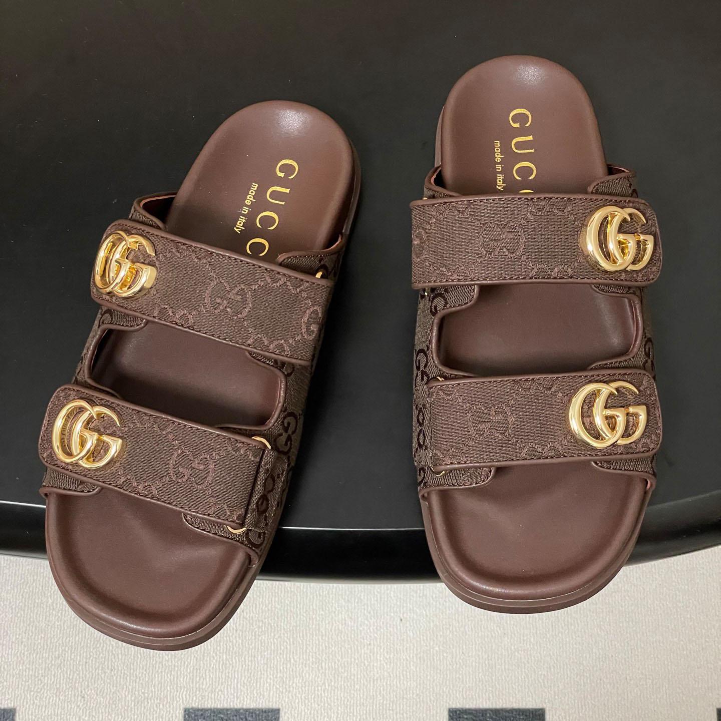 Gucci Sandal With Double G - DopestKickz