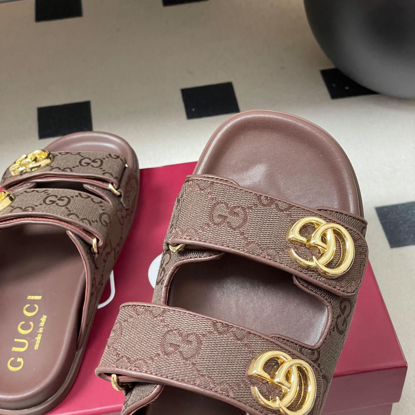 Gucci Sandal With Double G - DopestKickz