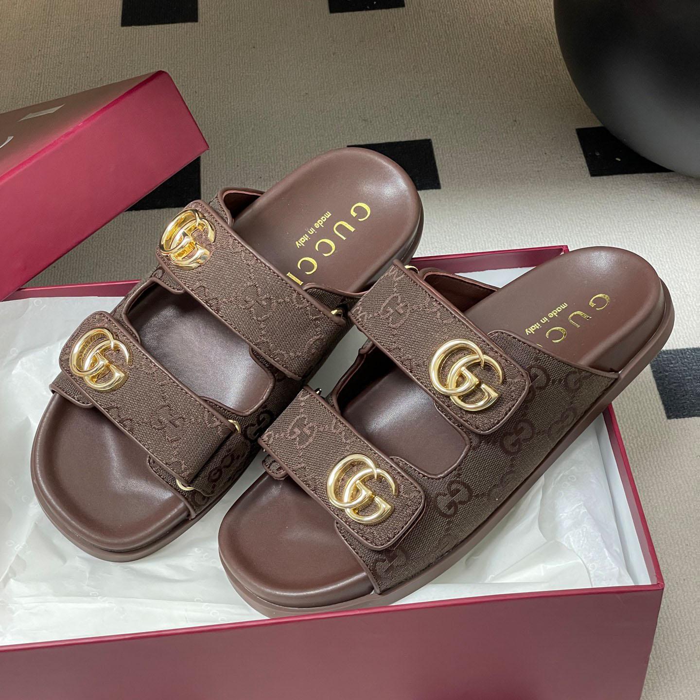 Gucci Sandal With Double G - DopestKickz