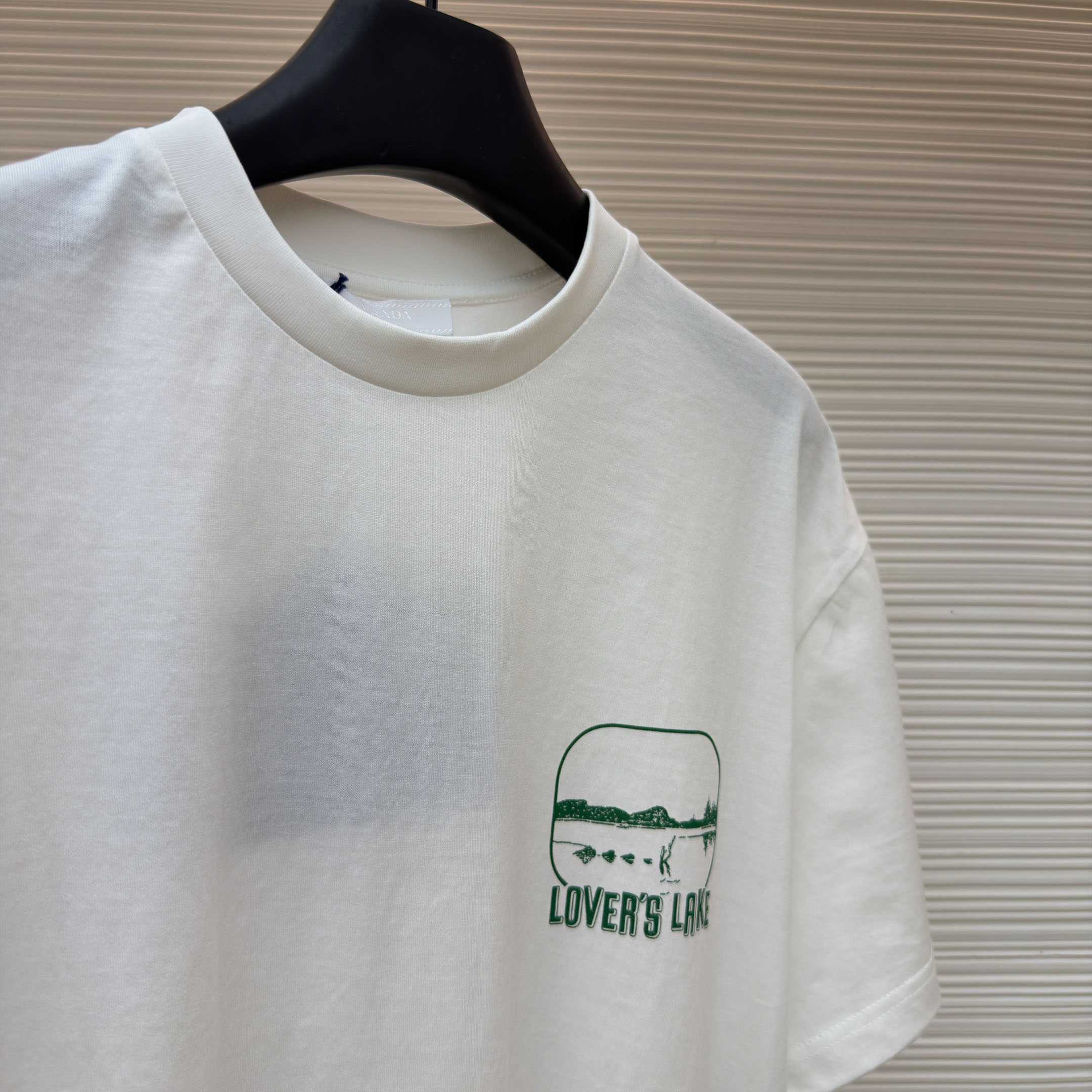 Prada Printed Cotton T-shirt - DopestKickz