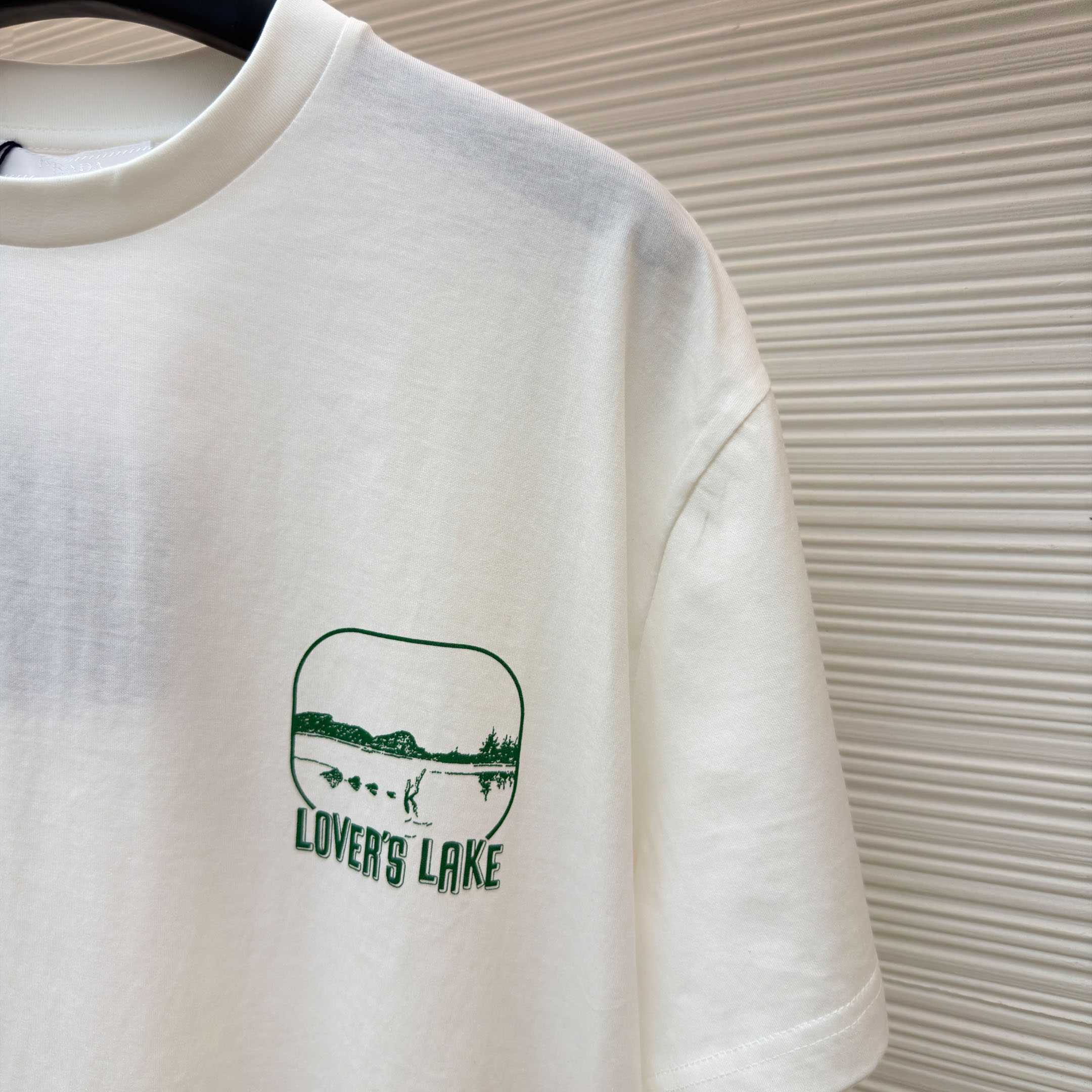 Prada Printed Cotton T-shirt - DopestKickz