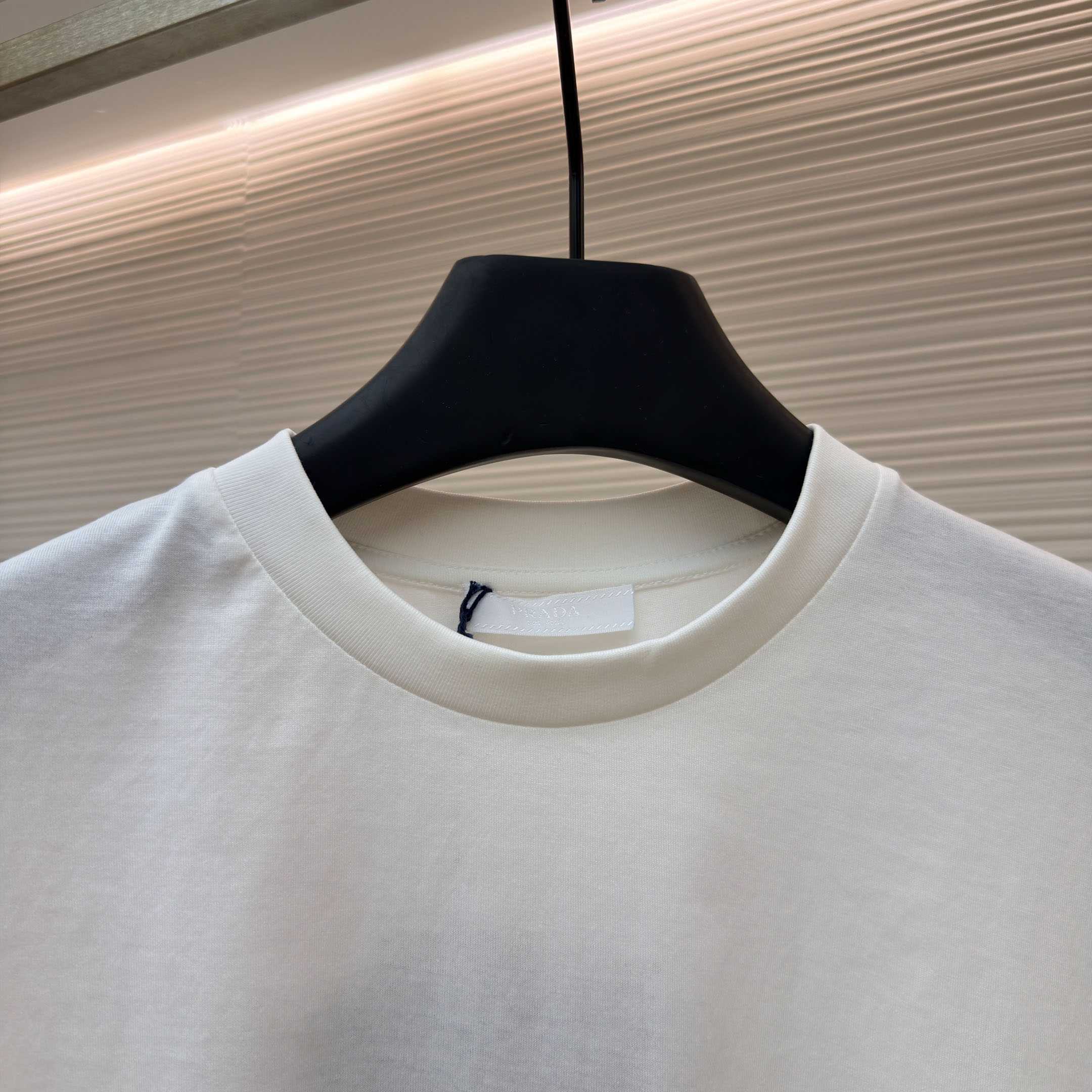 Prada Printed Cotton T-shirt - DopestKickz