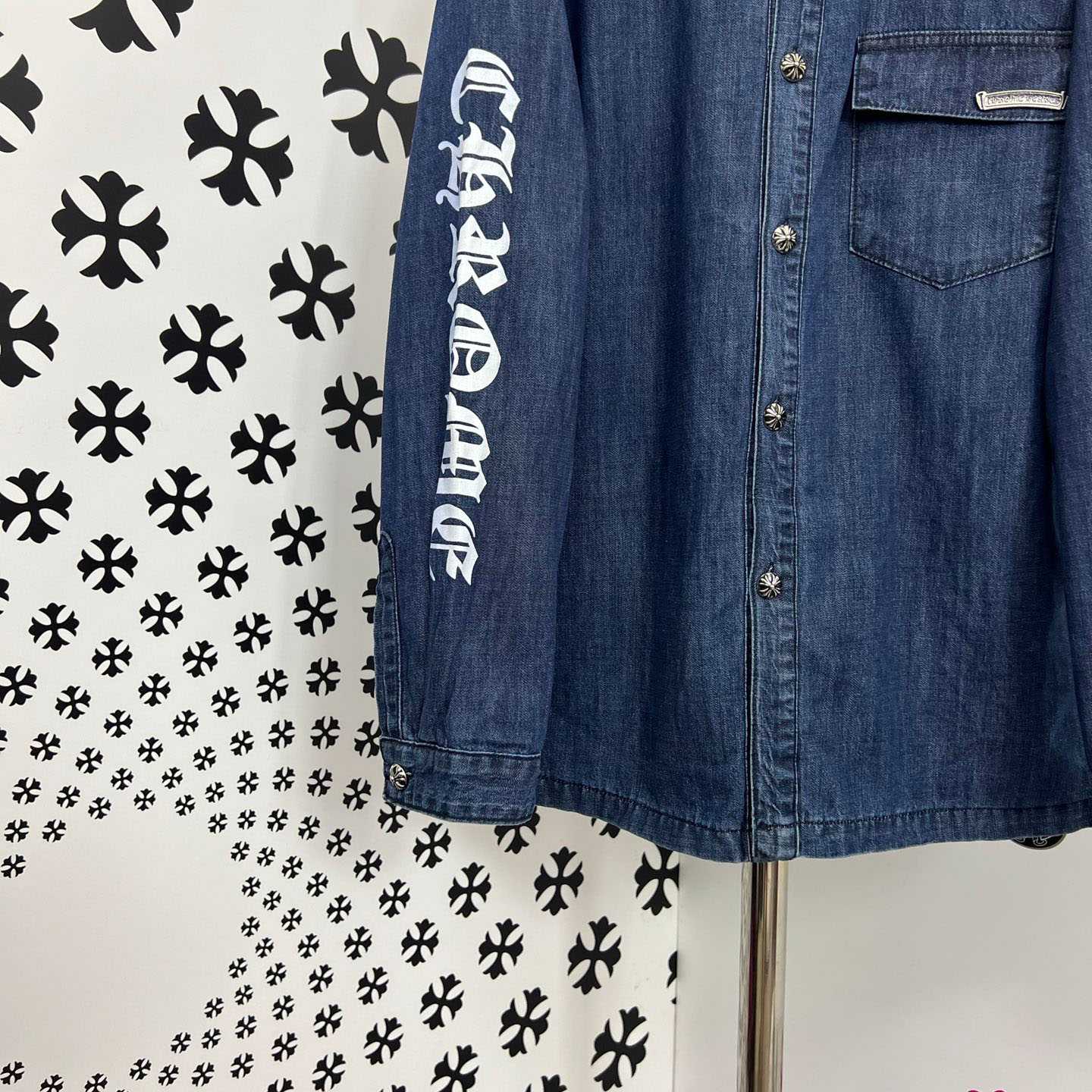 Chrome Hearts Turbo Diesel Workn Padded Shirt Jacket - DopestKickz