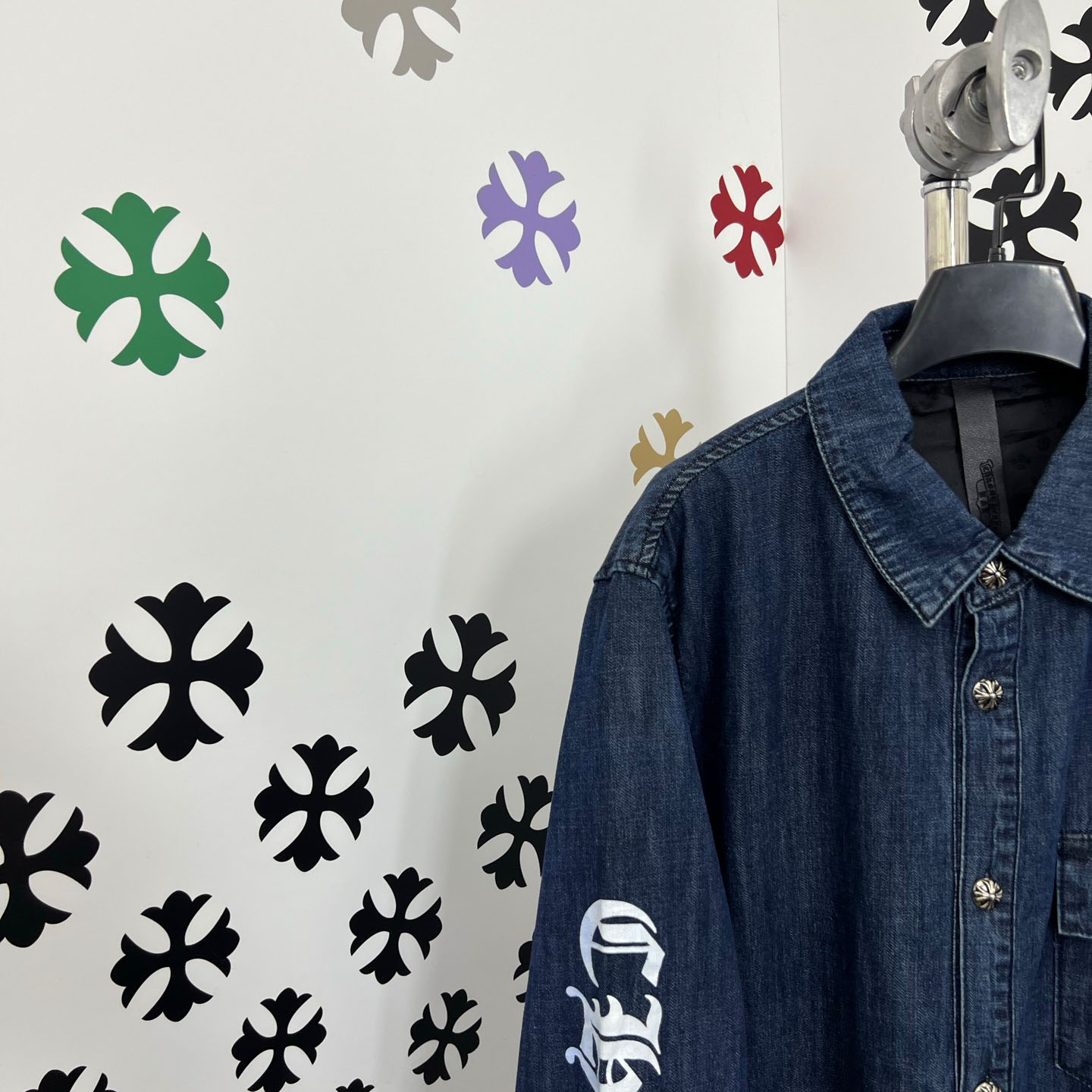 Chrome Hearts Turbo Diesel Workn Padded Shirt Jacket - DopestKickz