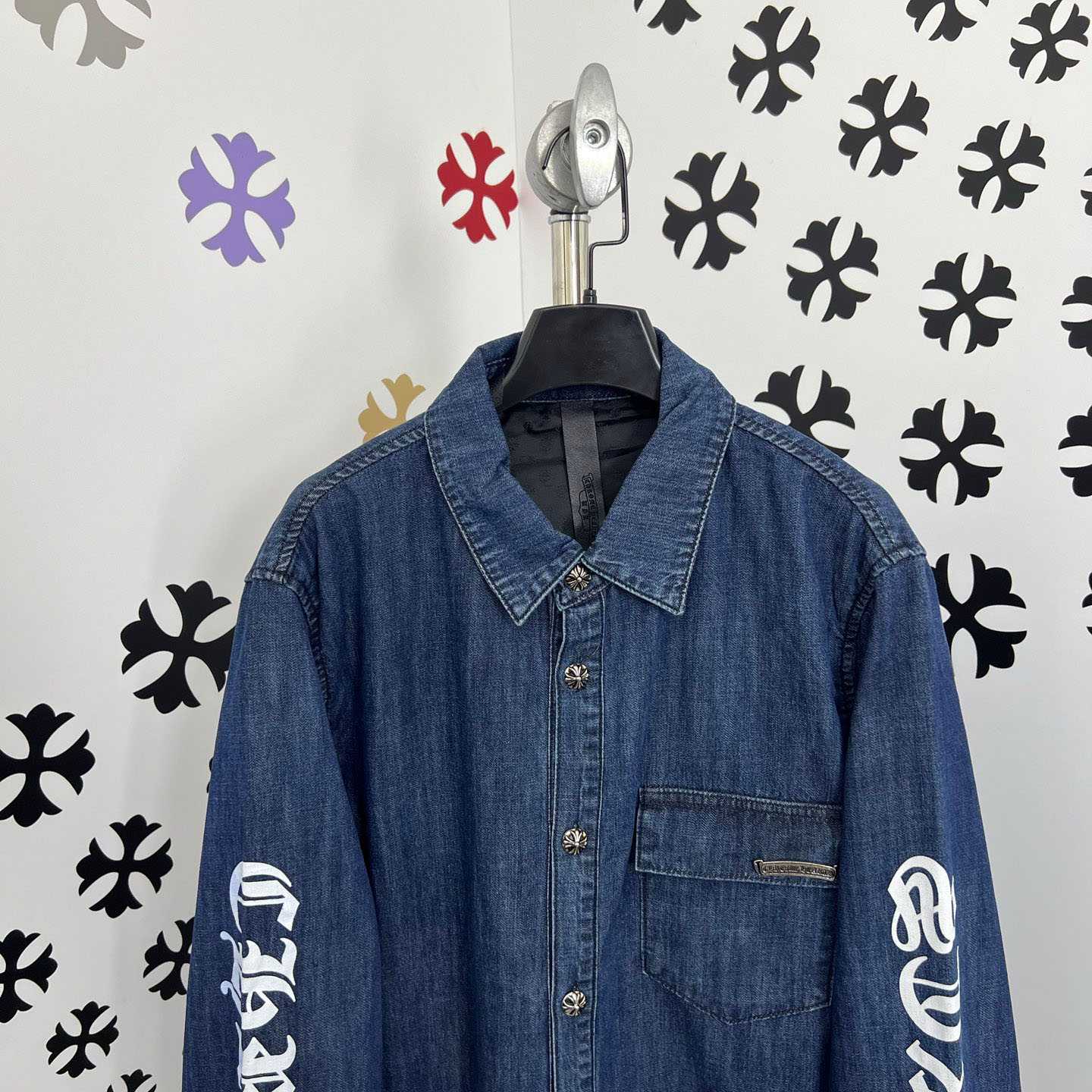 Chrome Hearts Turbo Diesel Workn Padded Shirt Jacket - DopestKickz