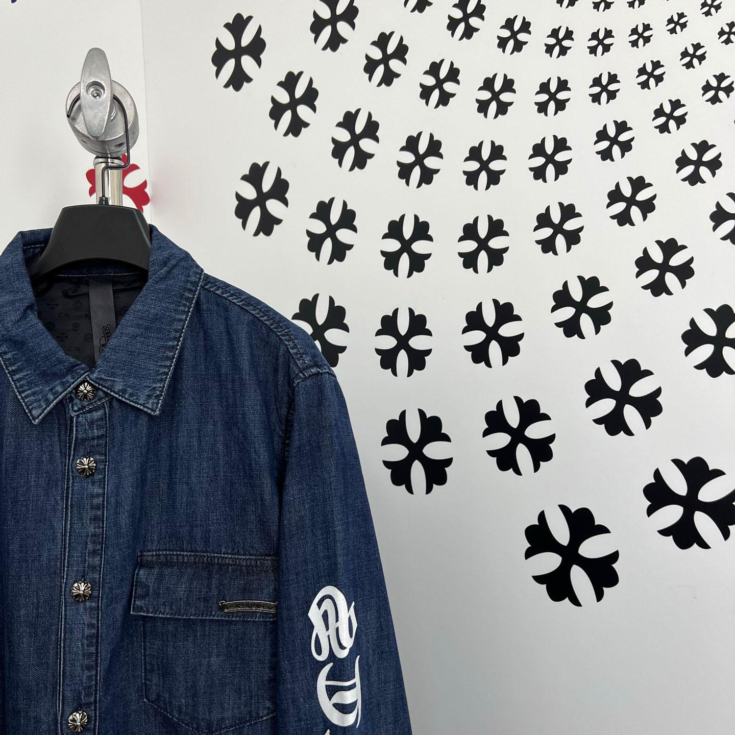 Chrome Hearts Turbo Diesel Workn Padded Shirt Jacket - DopestKickz