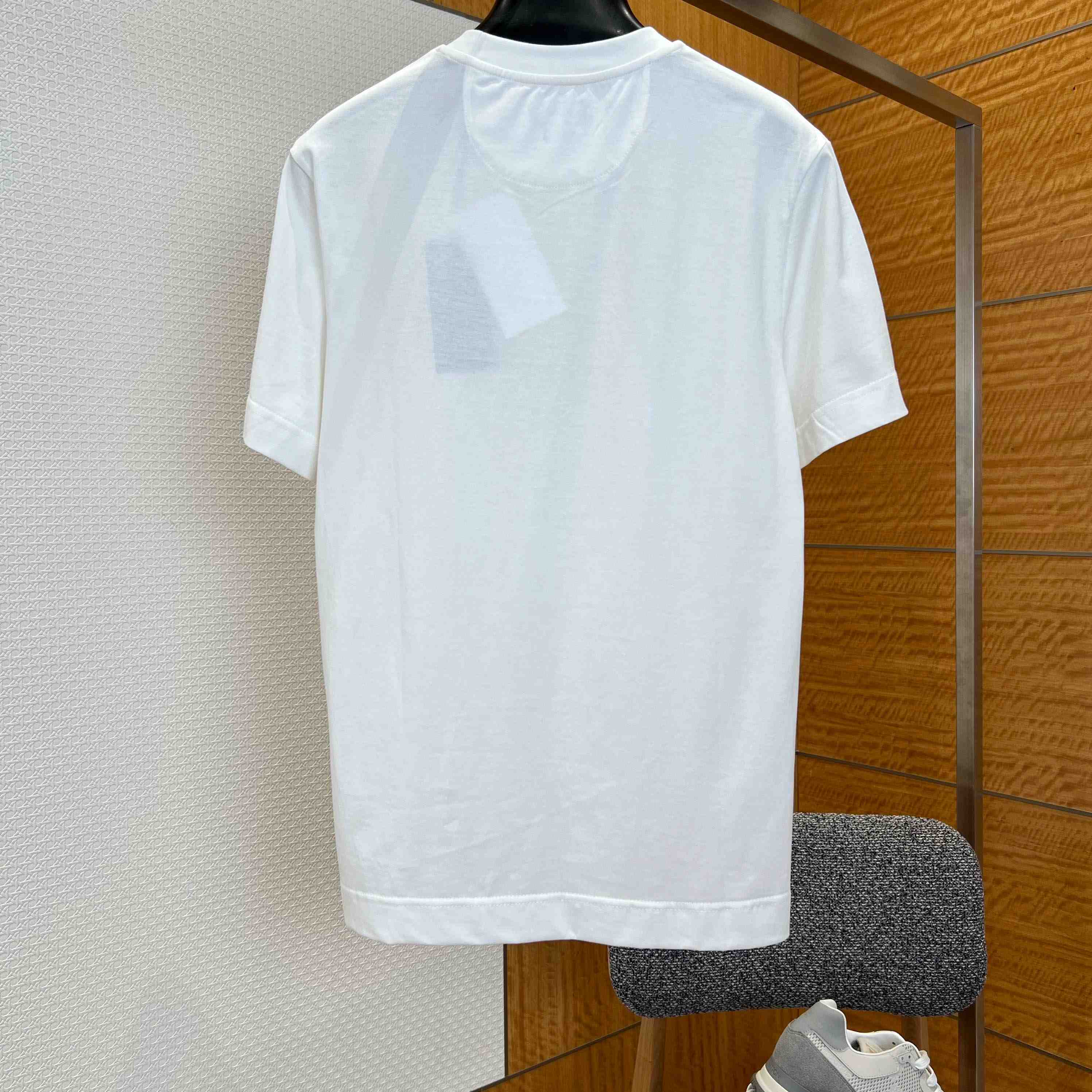 Fendi White Cotton T-shirt - DopestKickz