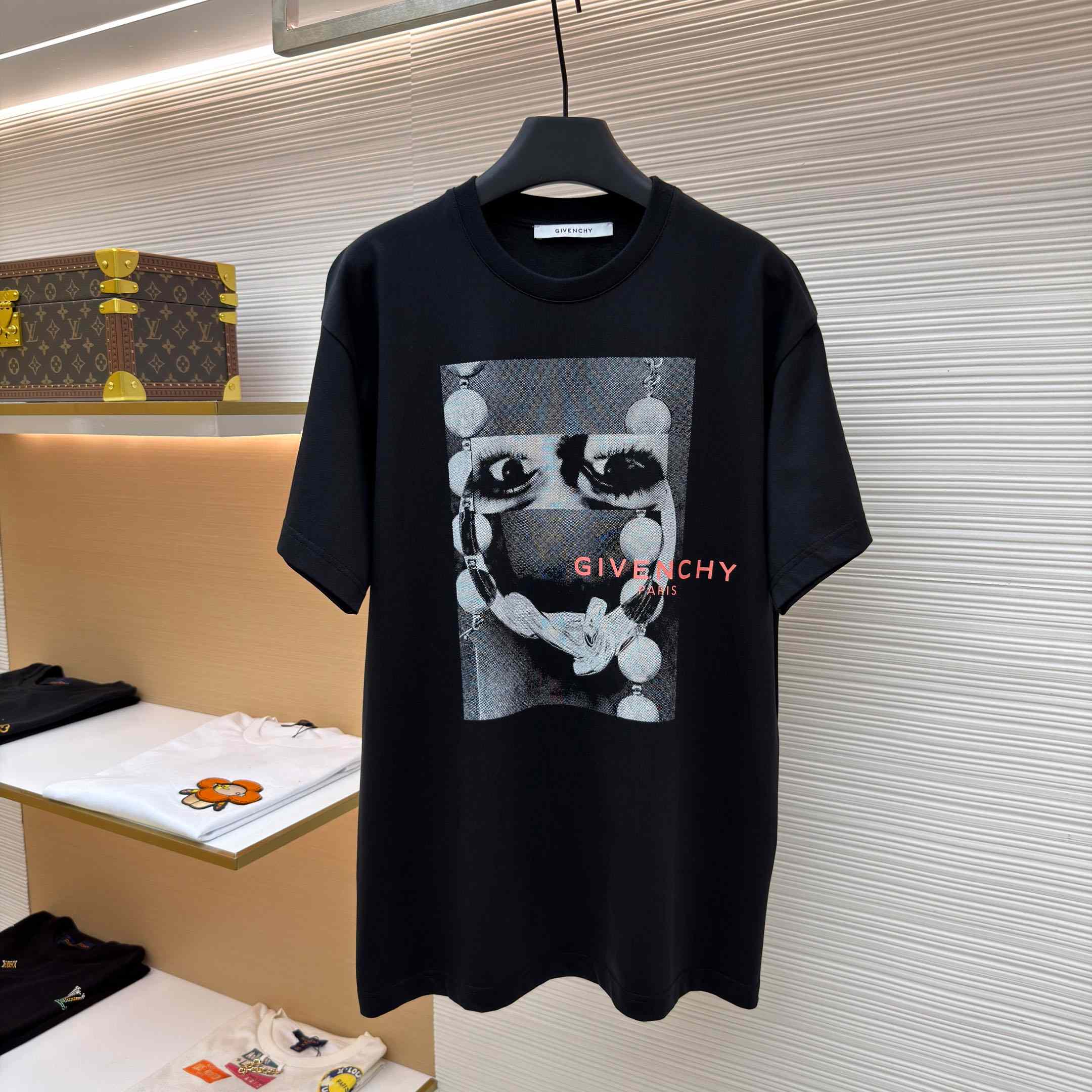 Givenchy T-shirt In Cotton With Surrealism Print - DopestKickz