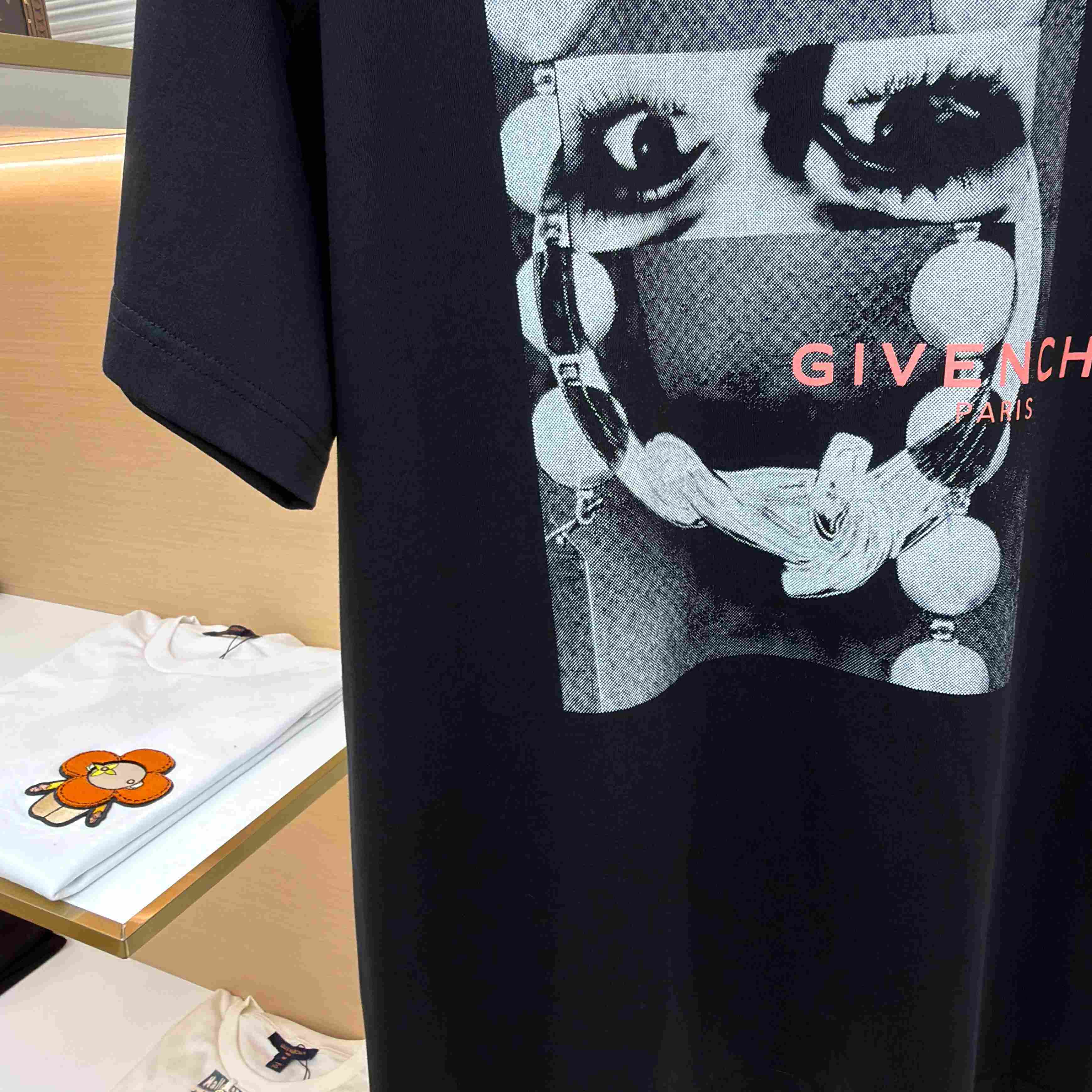 Givenchy T-shirt In Cotton With Surrealism Print - DopestKickz