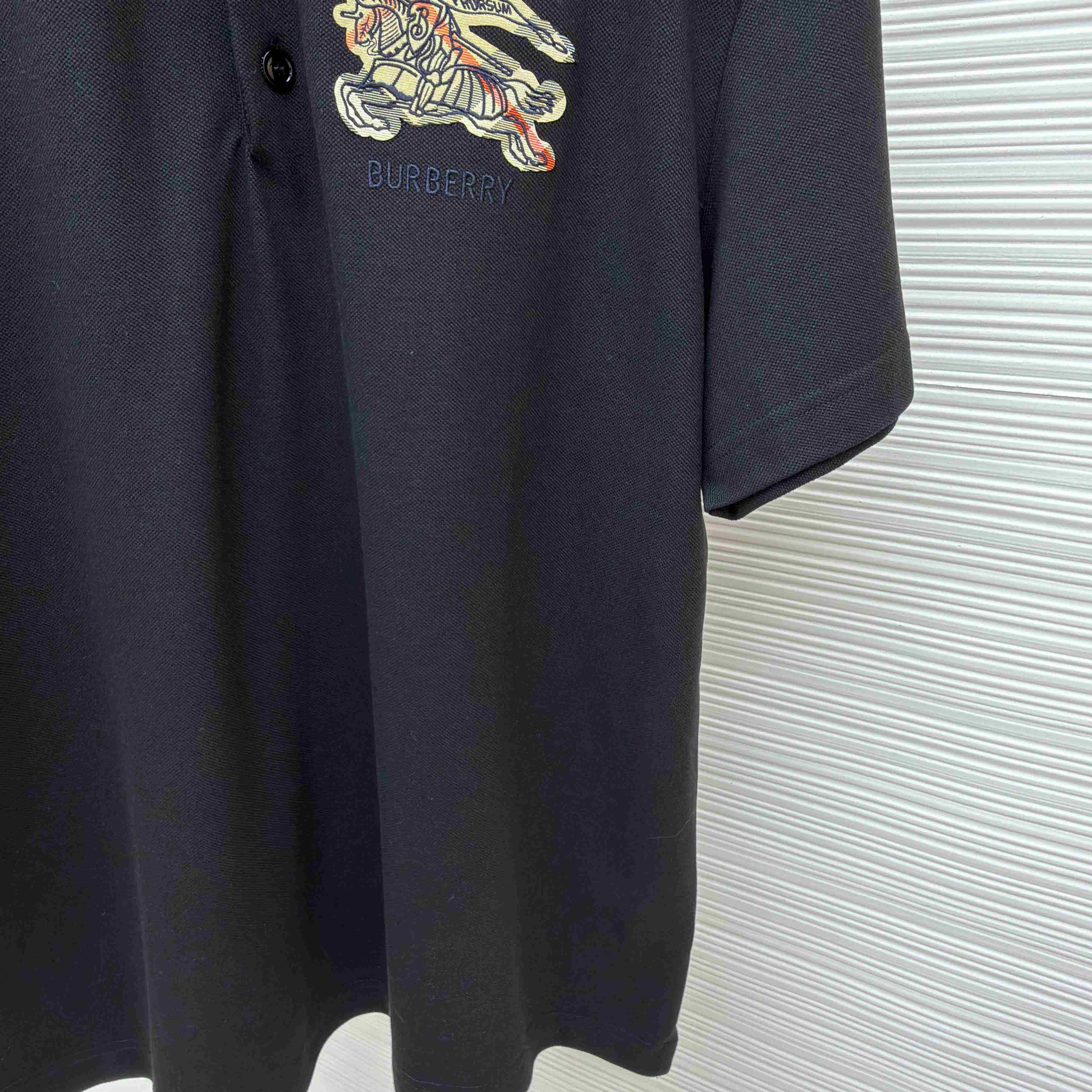 Burberry EKD Sketch Cotton Polo Shirt - DopestKickz