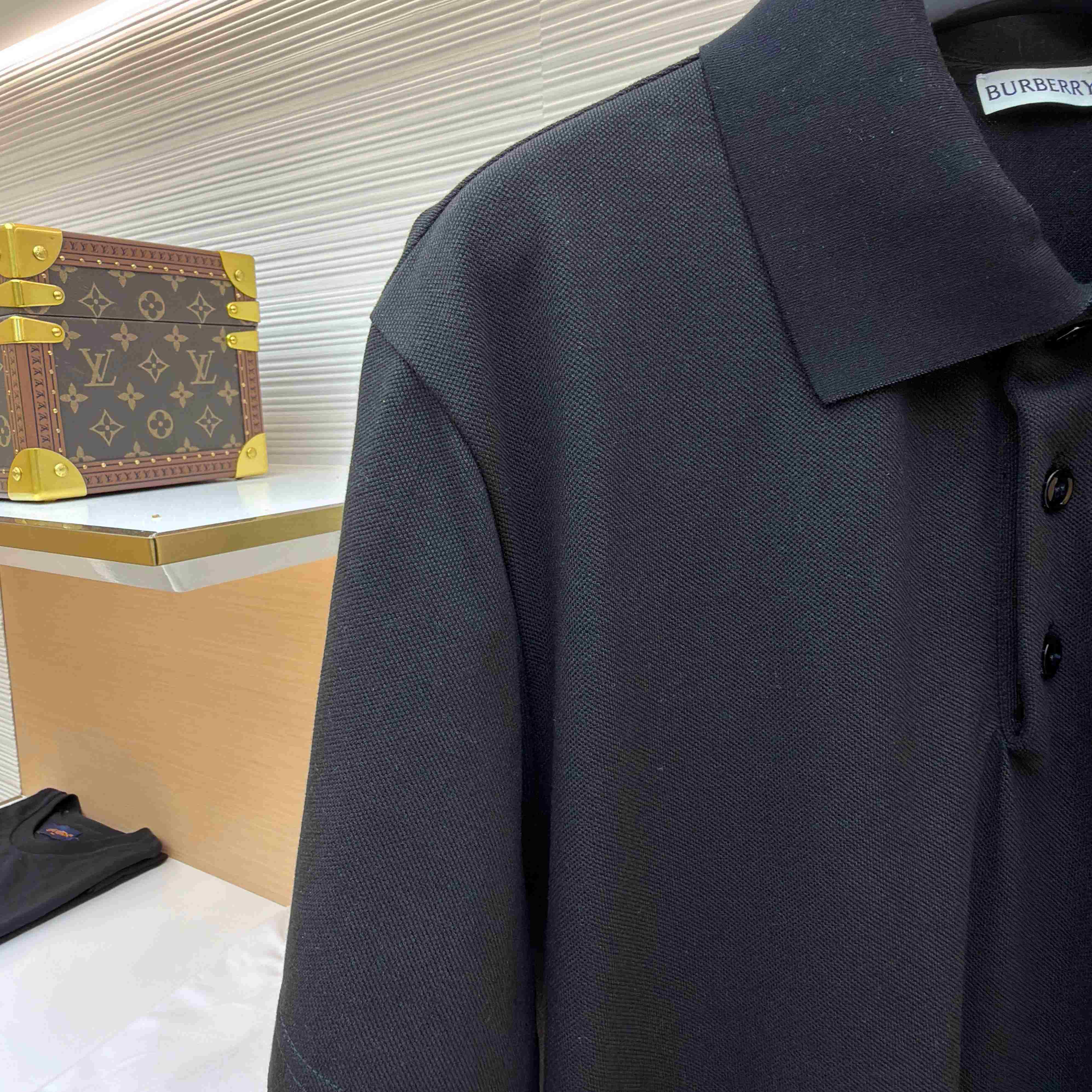 Burberry EKD Sketch Cotton Polo Shirt - DopestKickz