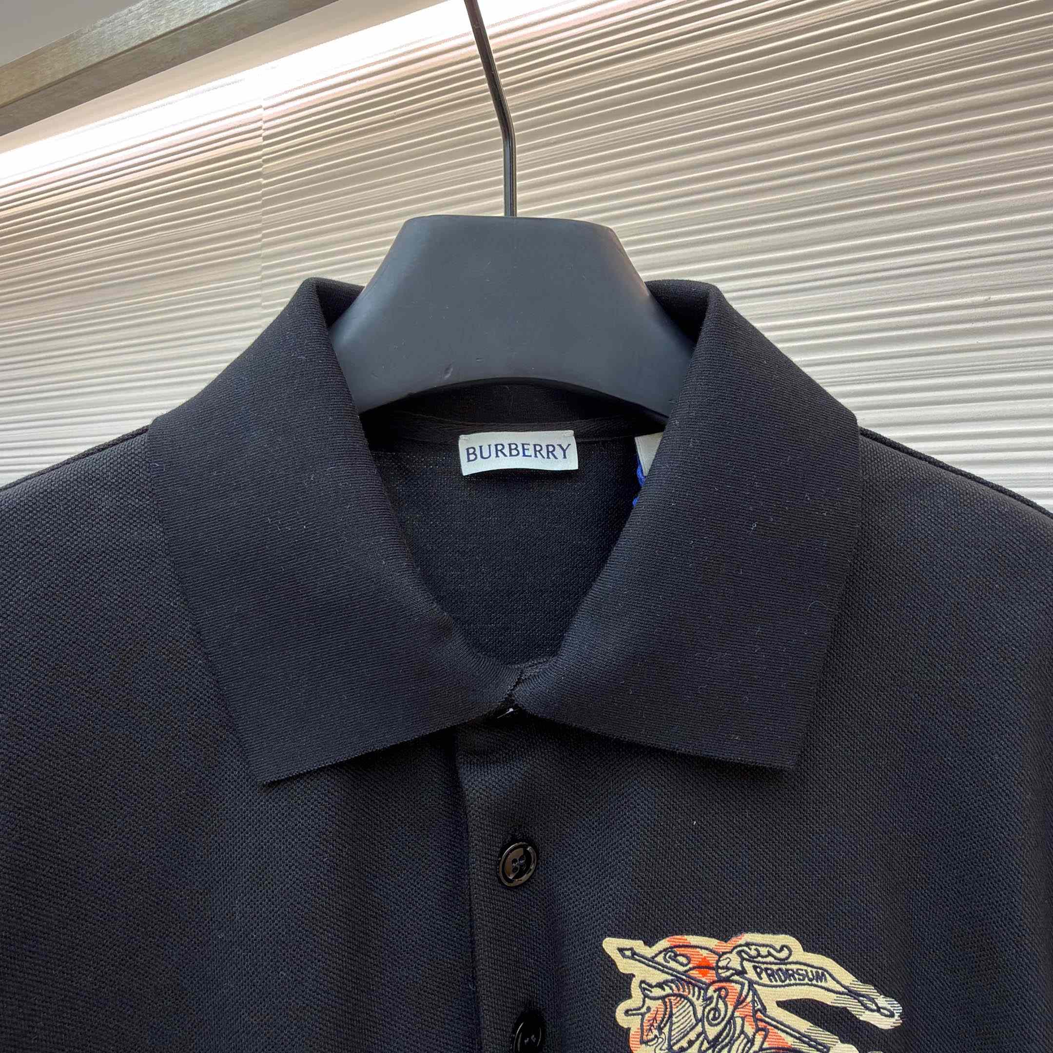 Burberry EKD Sketch Cotton Polo Shirt - DopestKickz