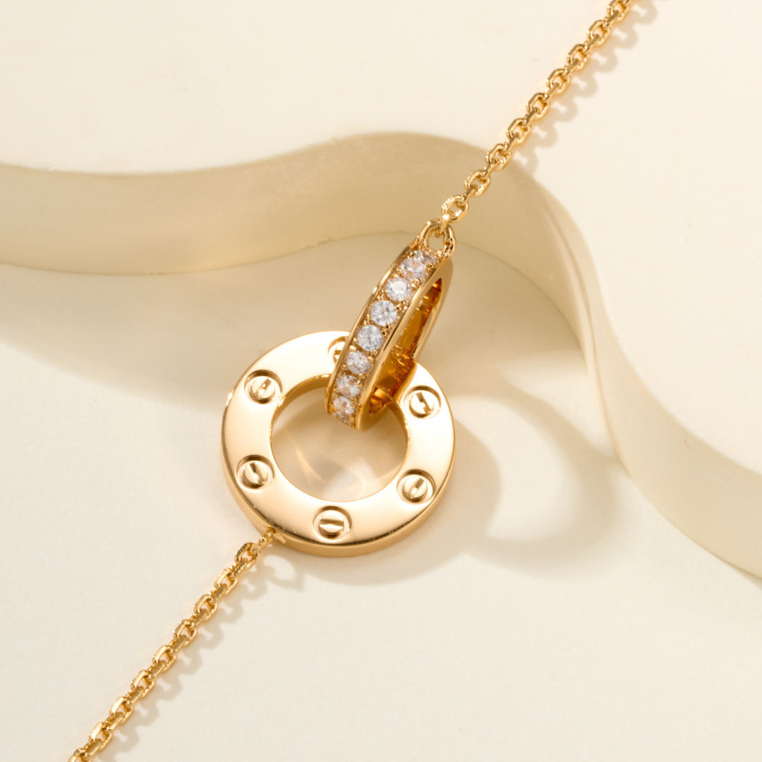 Cartier LOVE Bracelet, On Chain, Paved - DopestKickz