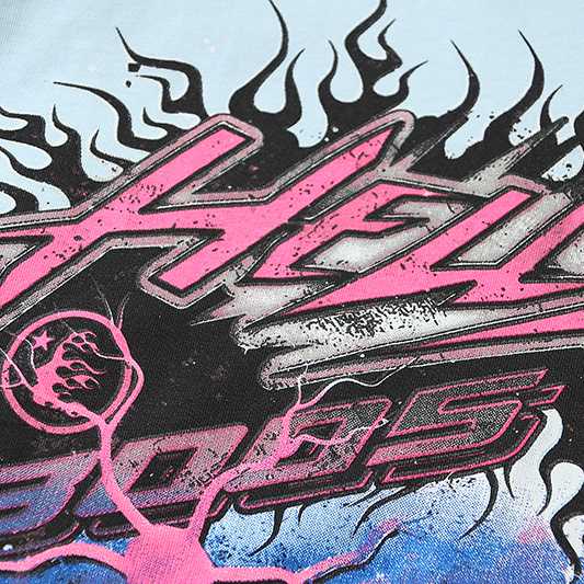 Hellstar Neuron T-Shirt 'Light Blue' - DopestKickz