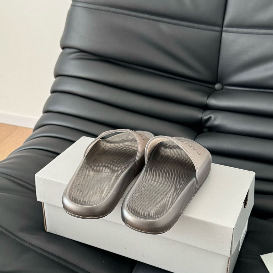 Balenciaga Pool Transparent Slide Sandal - DopestKickz