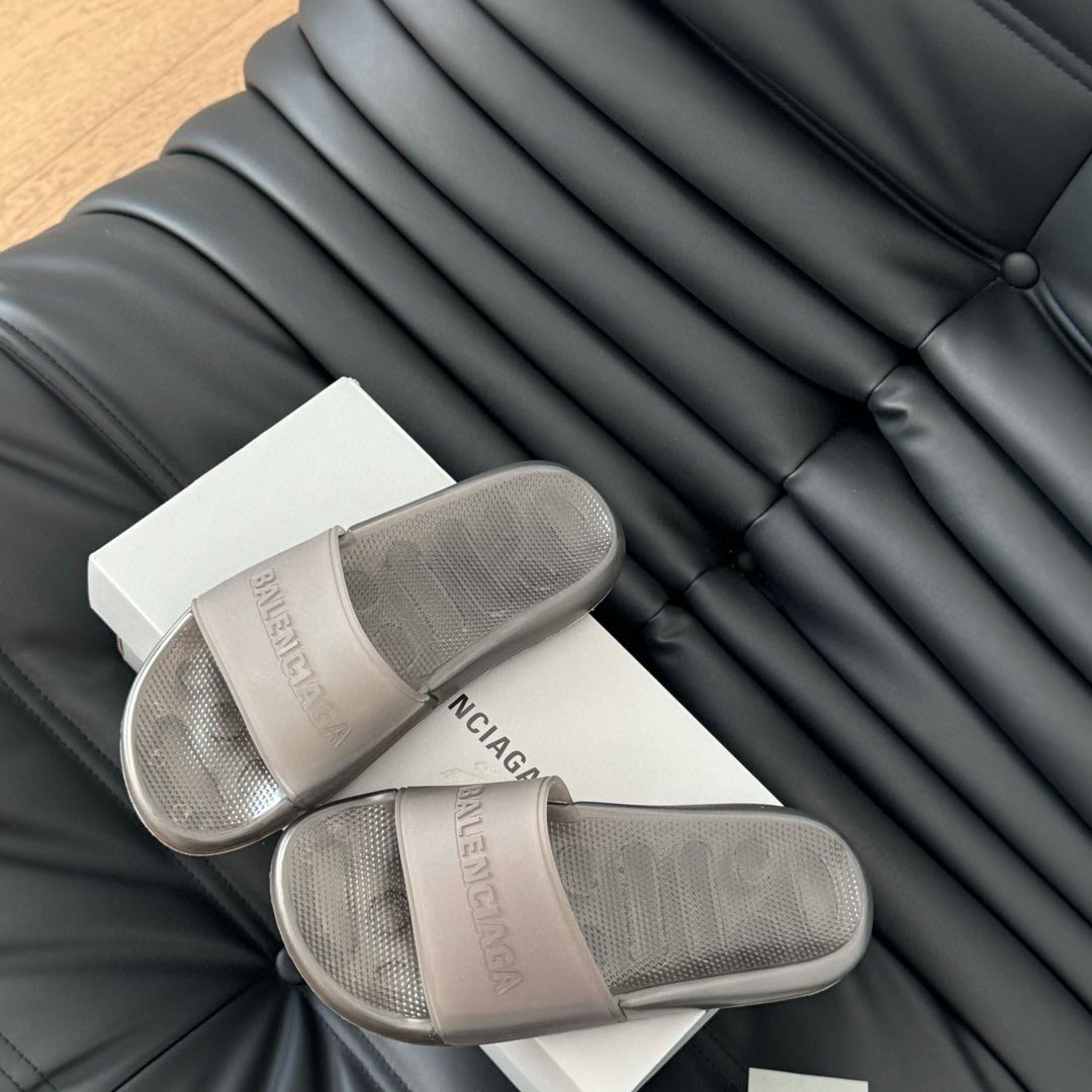 Balenciaga Pool Transparent Slide Sandal - DopestKickz