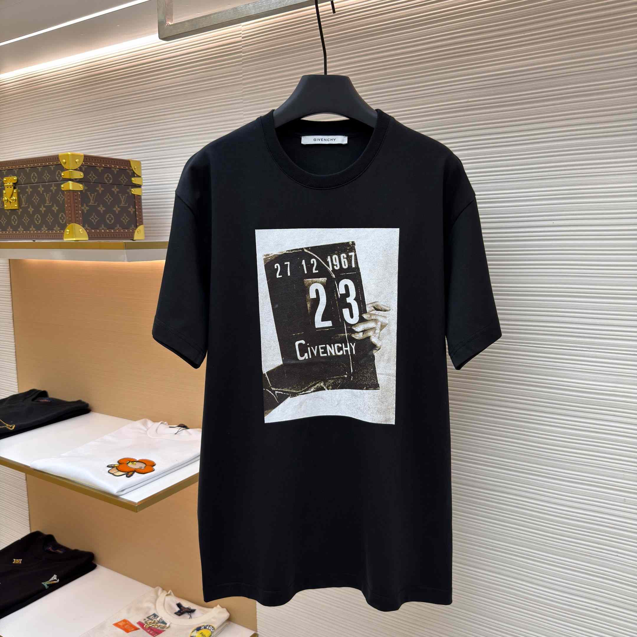 Givenchy T-shirt In Cotton With Clapperboard Print - DopestKickz