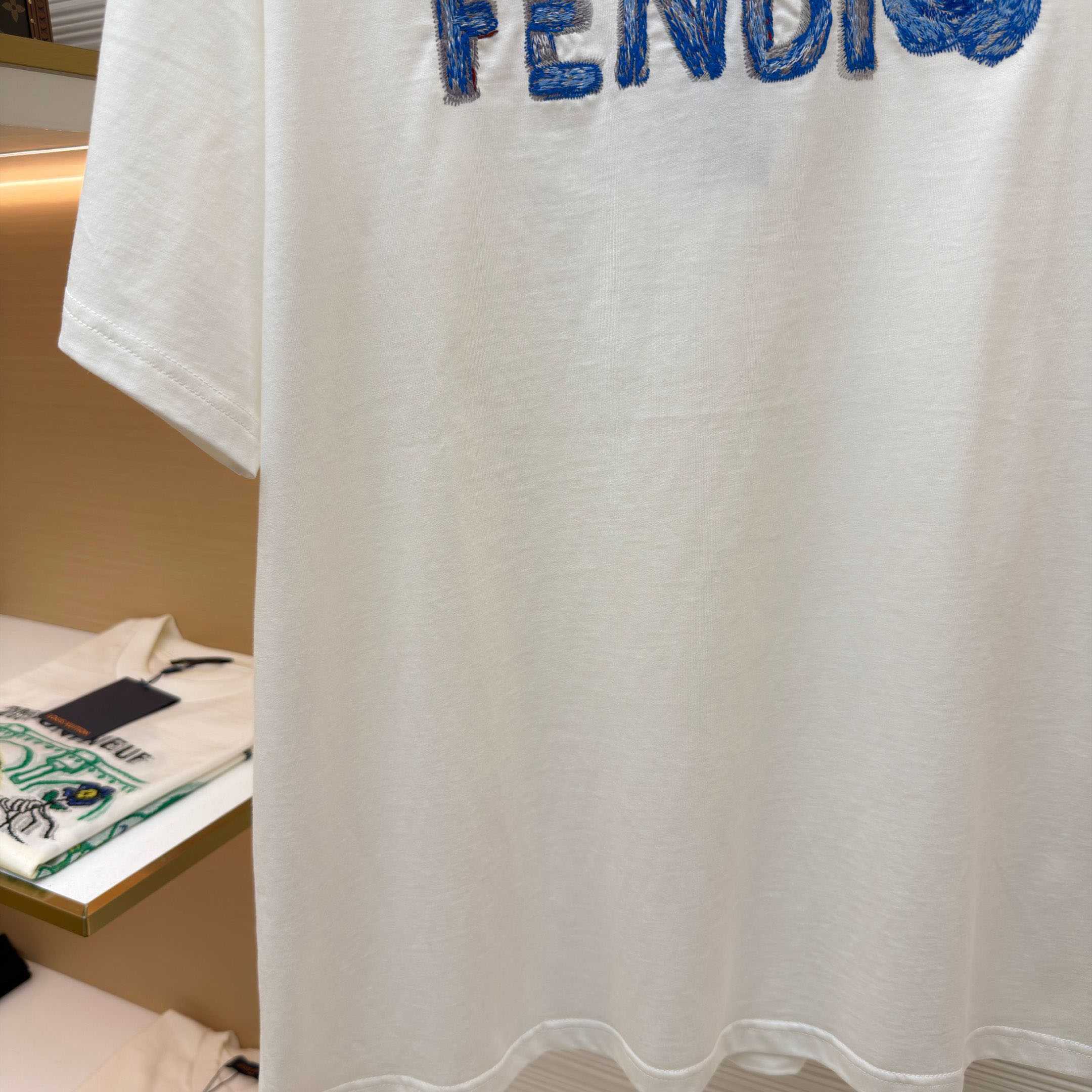 Fendi Lunar New Year White Cotton T-shirt - DopestKickz
