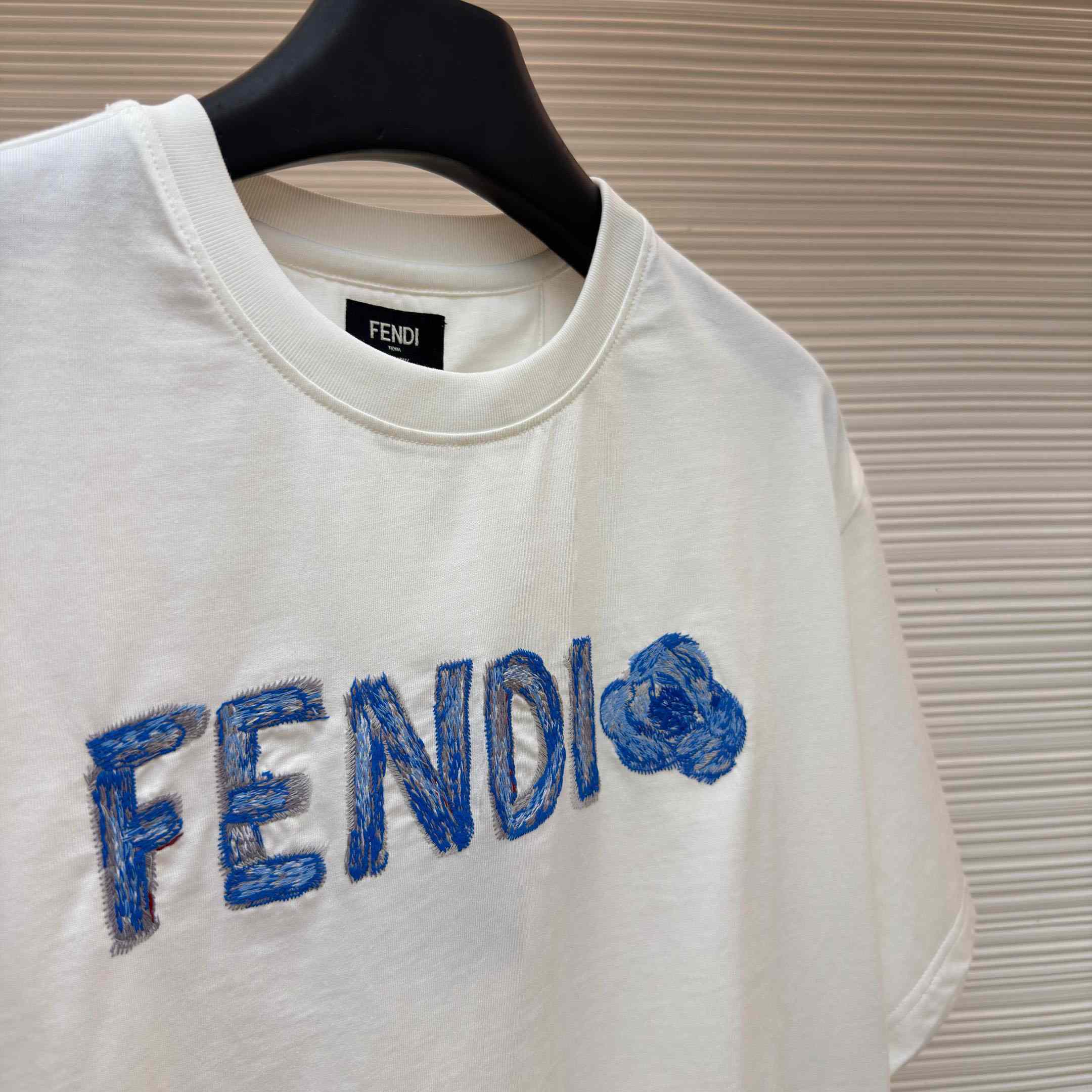 Fendi Lunar New Year White Cotton T-shirt - DopestKickz