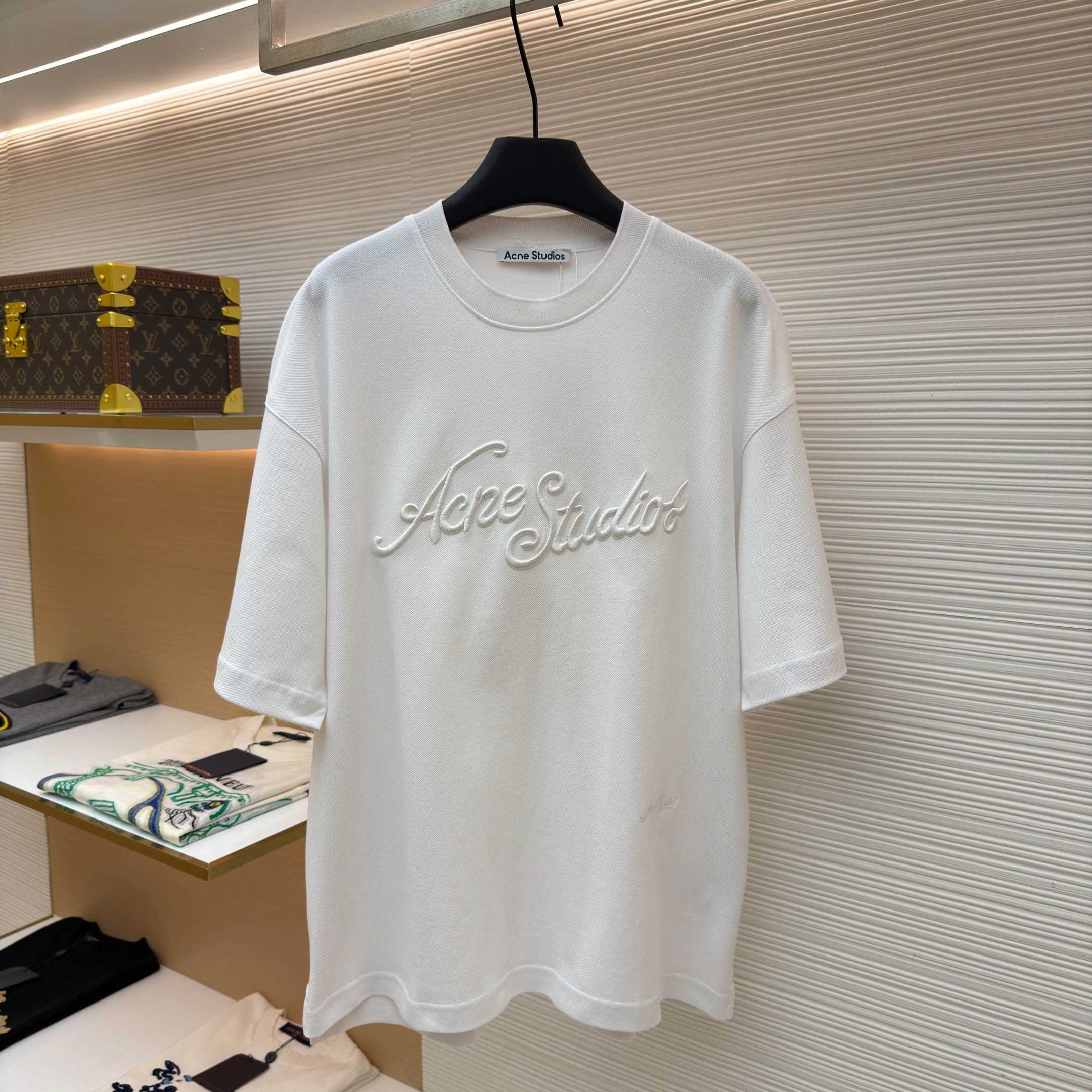Acne Studios  Embroidered Logo T-shirt - DopestKickz