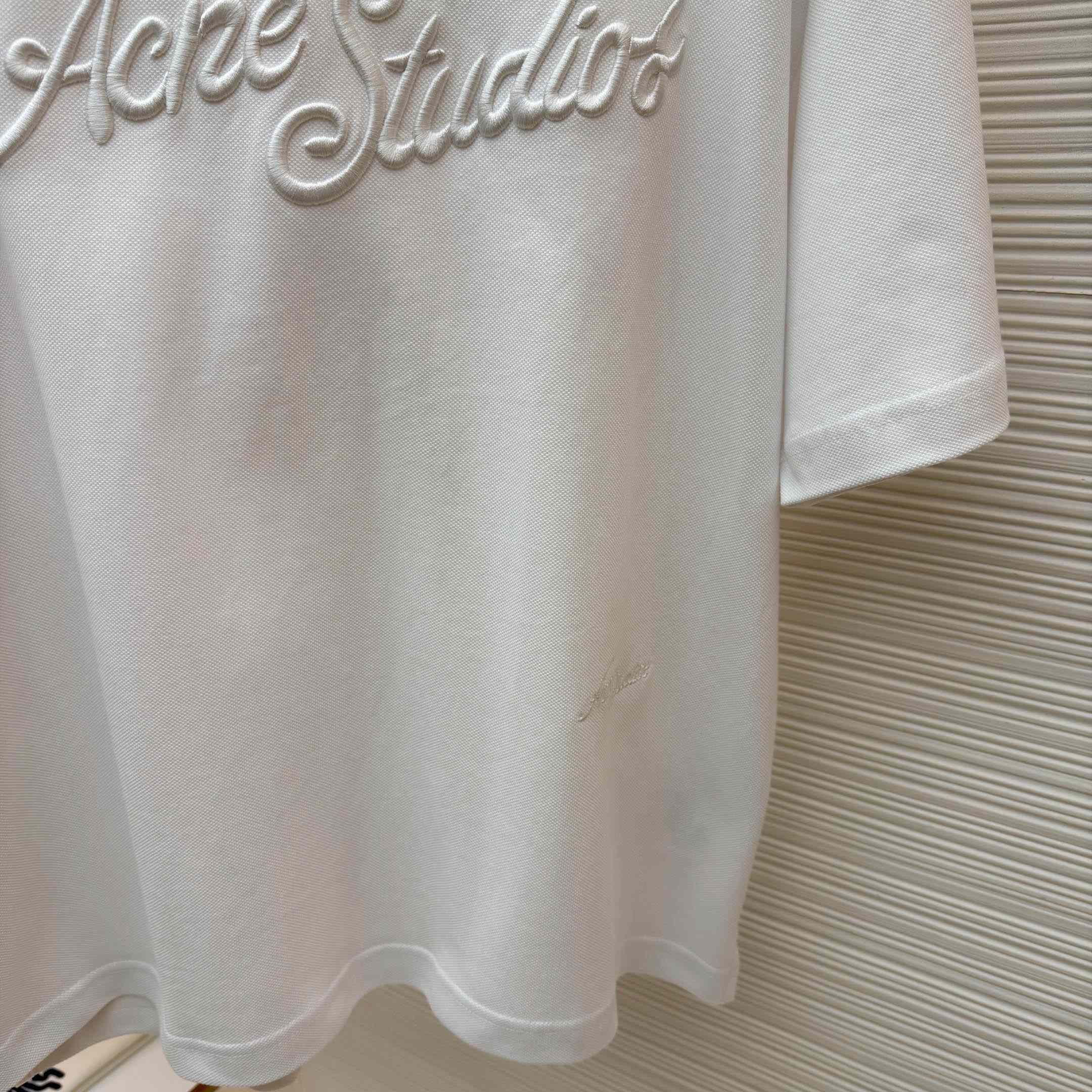 Acne Studios  Embroidered Logo T-shirt - DopestKickz