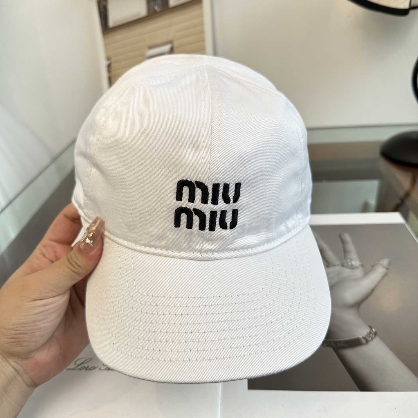 Miu Miu Denim Baseball Cap - DopestKickz