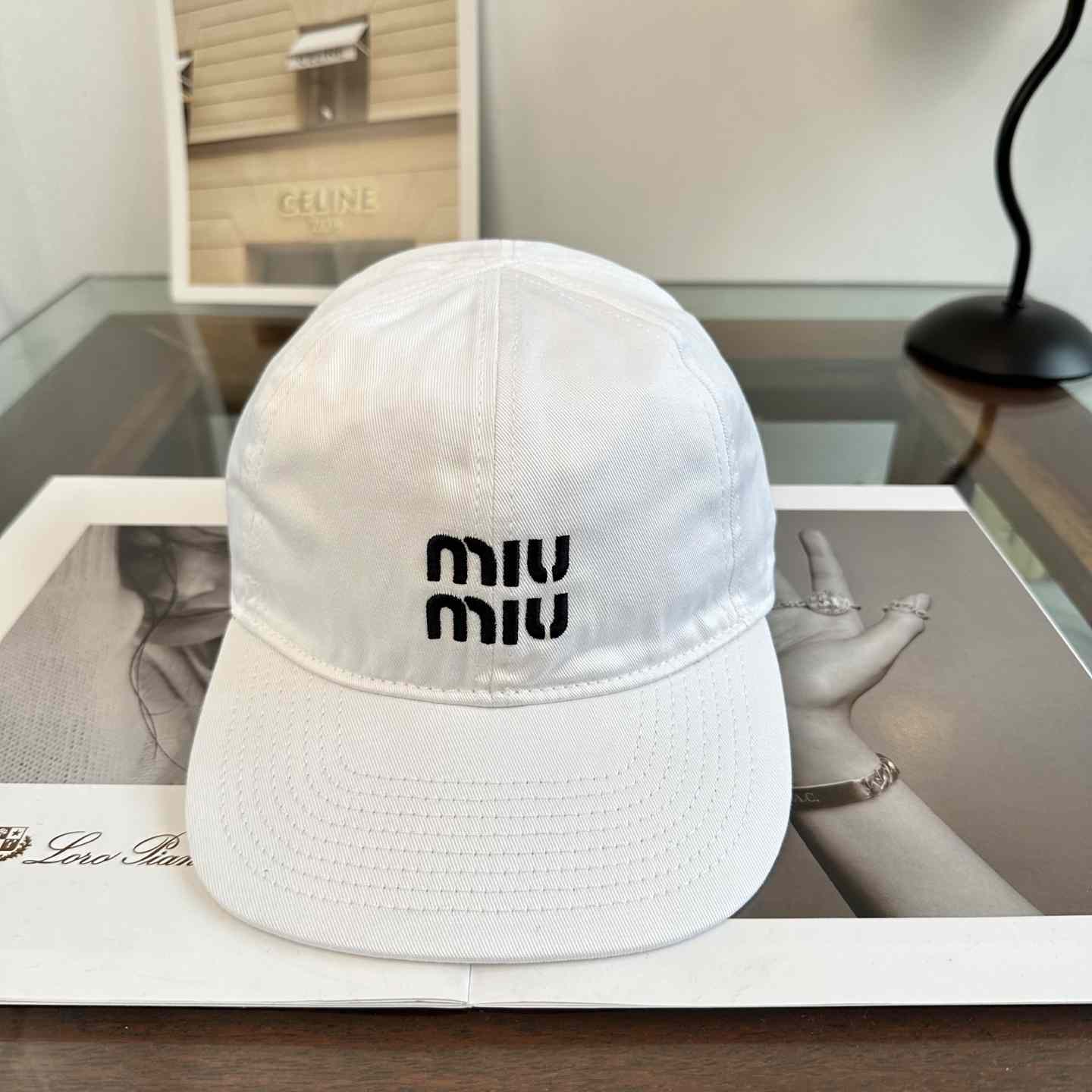 Miu Miu Denim Baseball Cap - DopestKickz