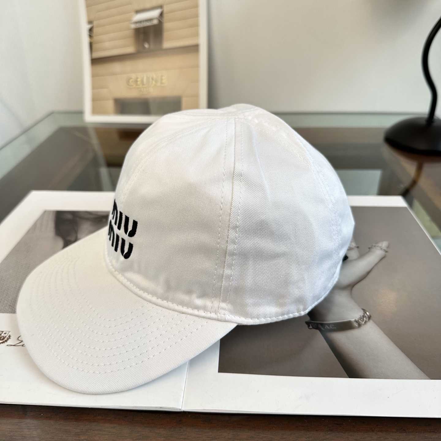 Miu Miu Denim Baseball Cap - DopestKickz
