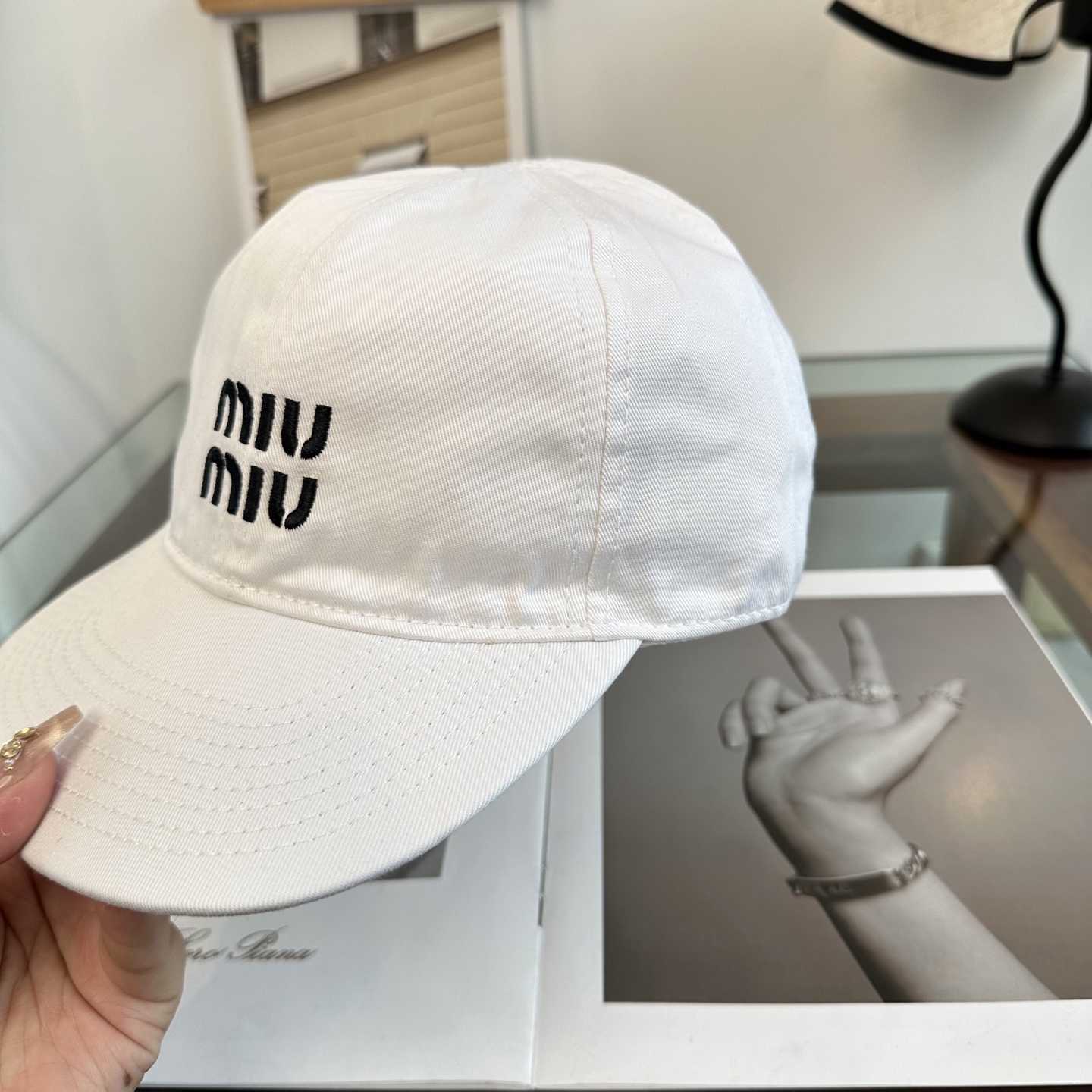 Miu Miu Denim Baseball Cap - DopestKickz