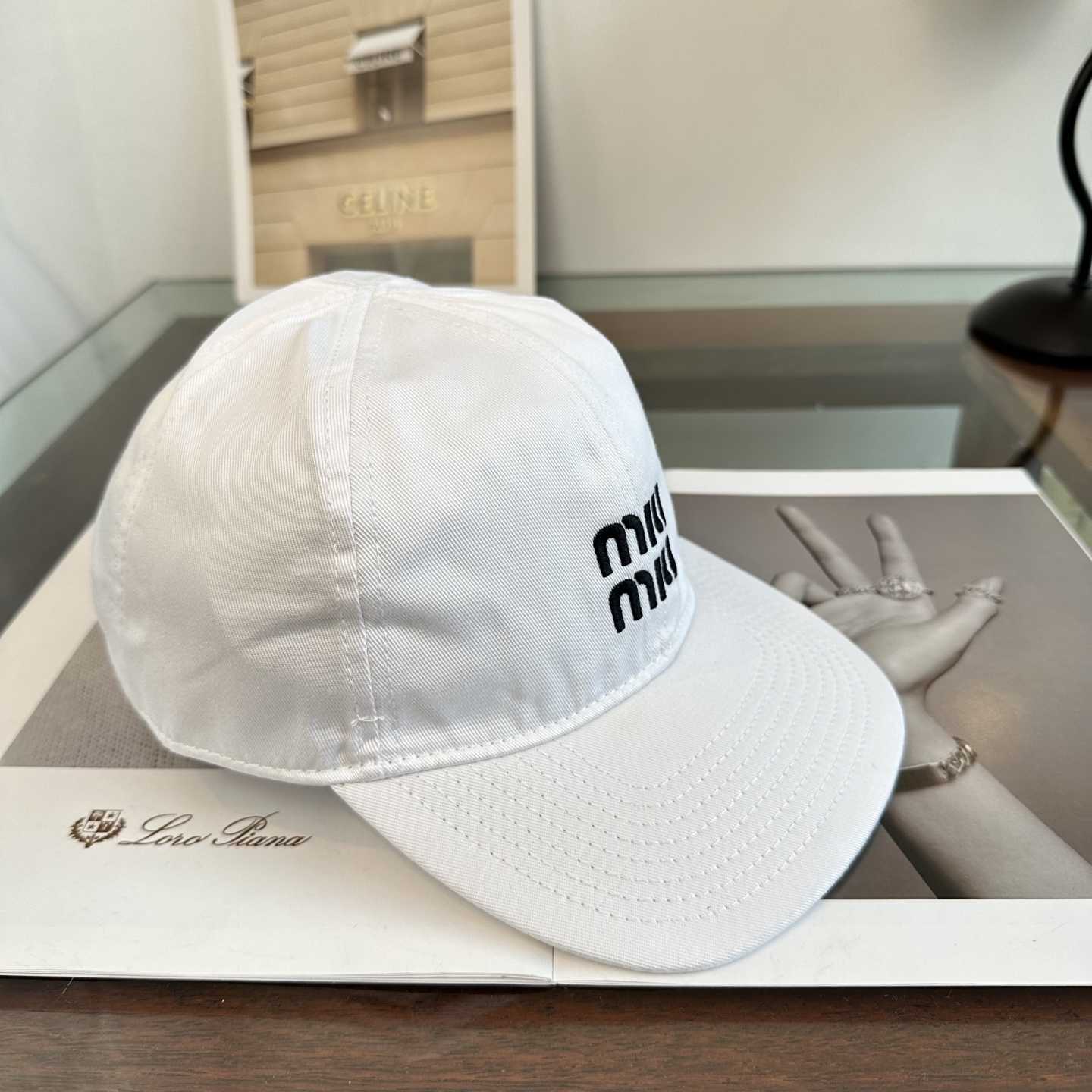 Miu Miu Denim Baseball Cap - DopestKickz