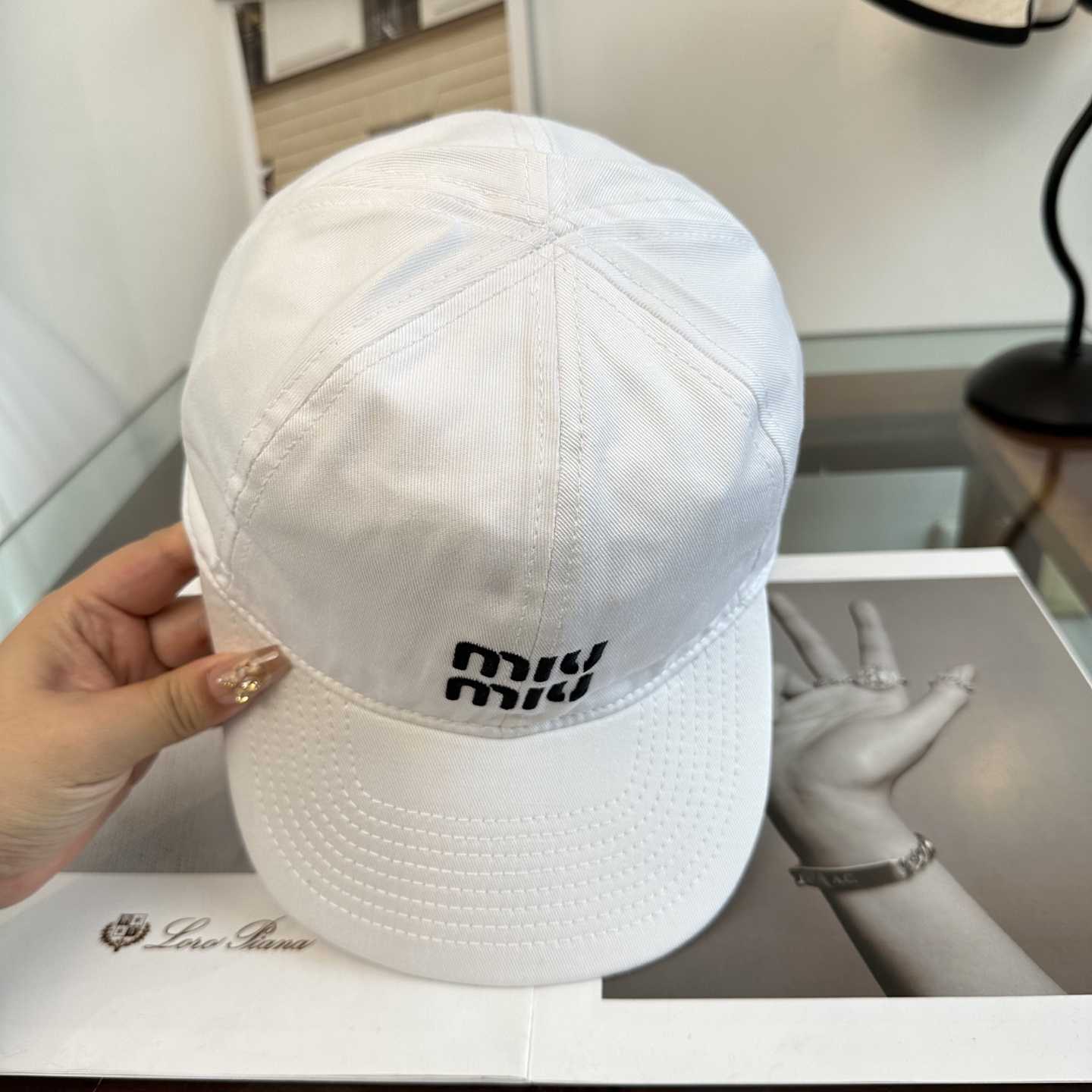 Miu Miu Denim Baseball Cap - DopestKickz