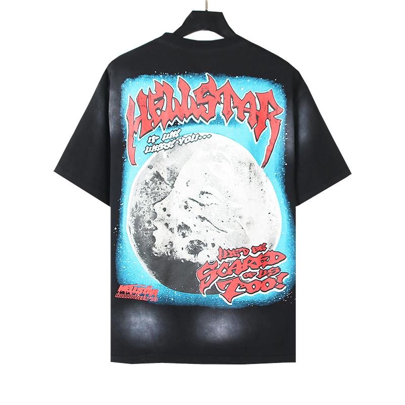 Hellstar Full Moon T-Shirt 'Black' - DopestKickz