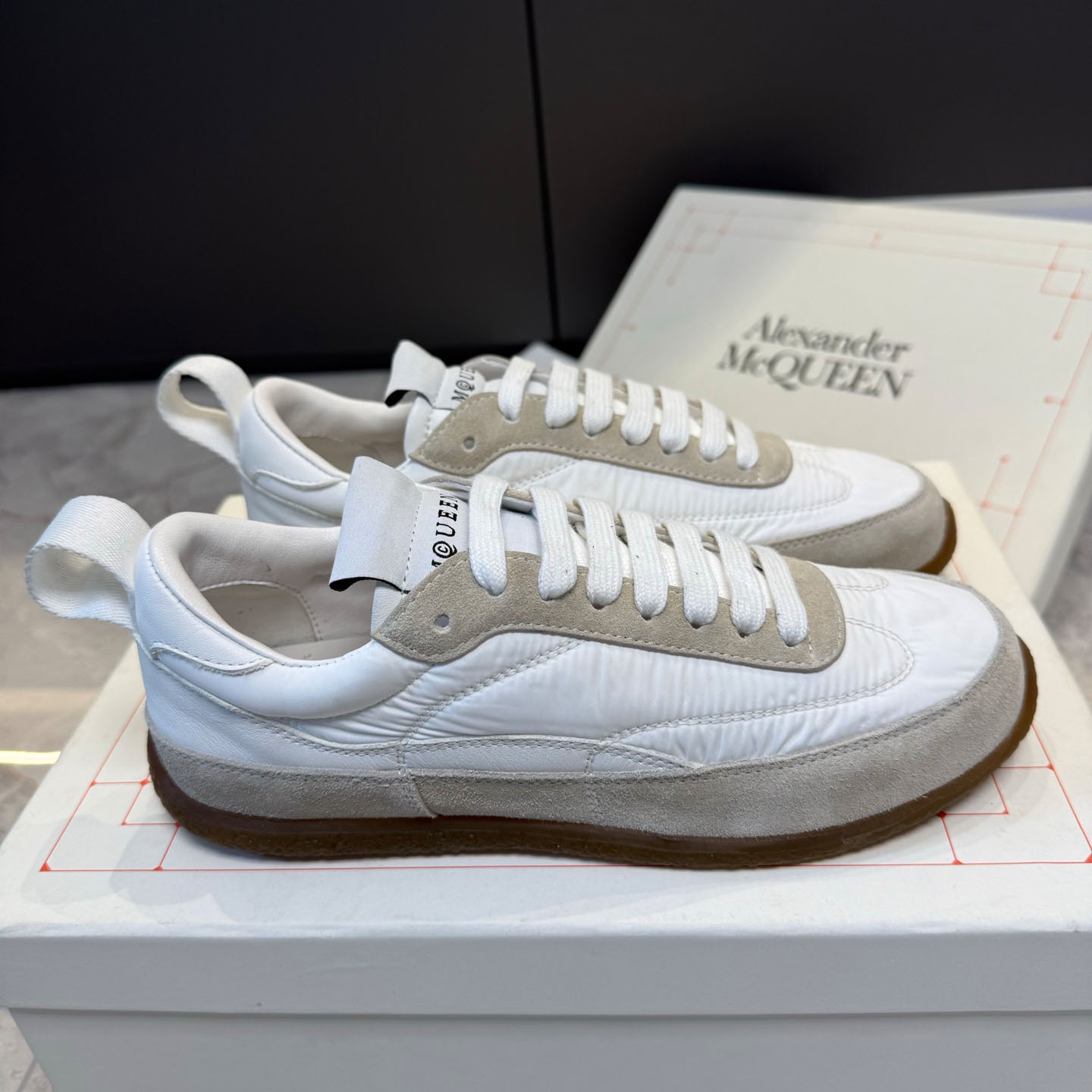 Alexander McQueen EC1 Sneaker In White - DopestKickz