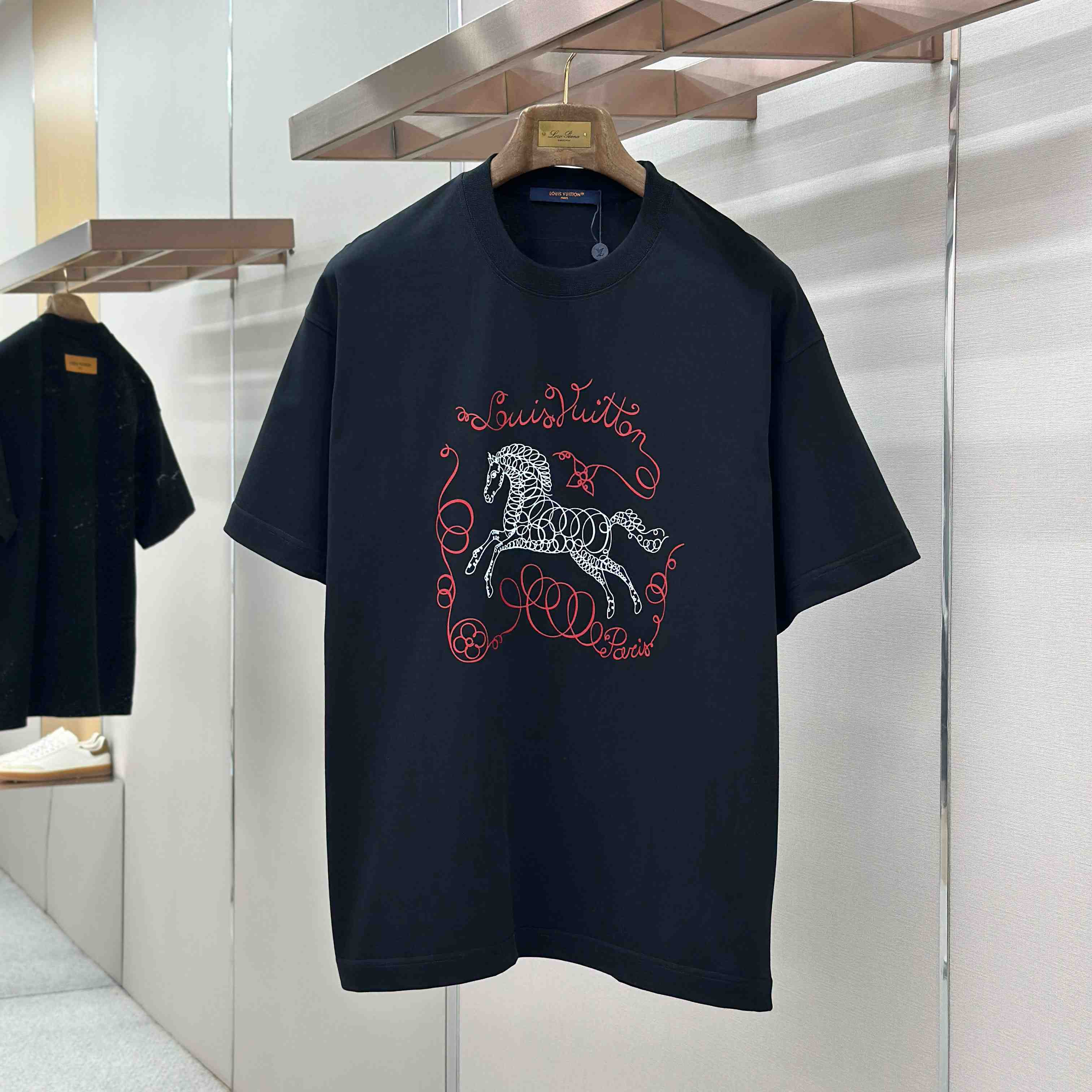 Louis Vuitton Horse Print T-Shirt - DopestKickz