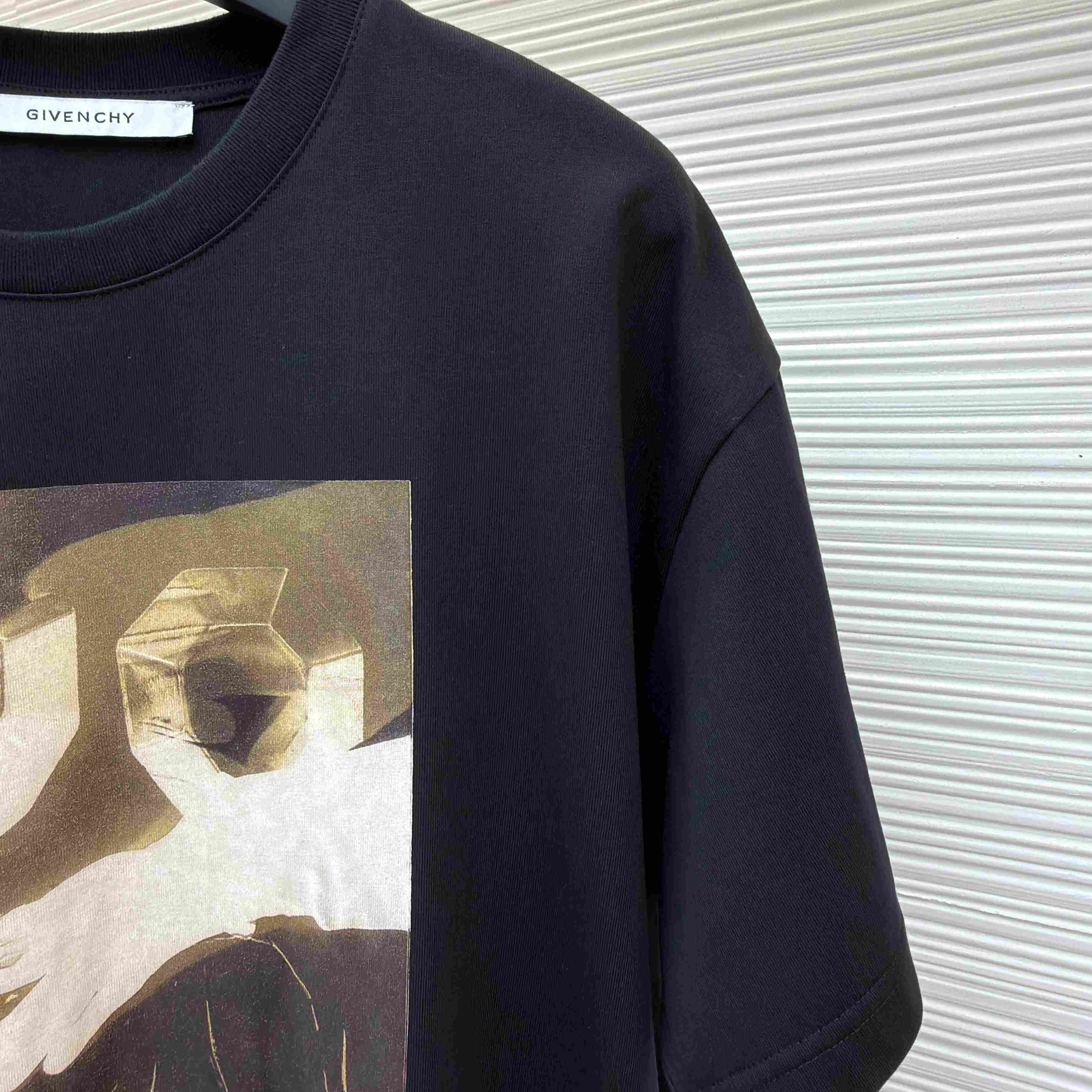 Givenchy T-shirt In Cotton With Surrealism Print - DopestKickz