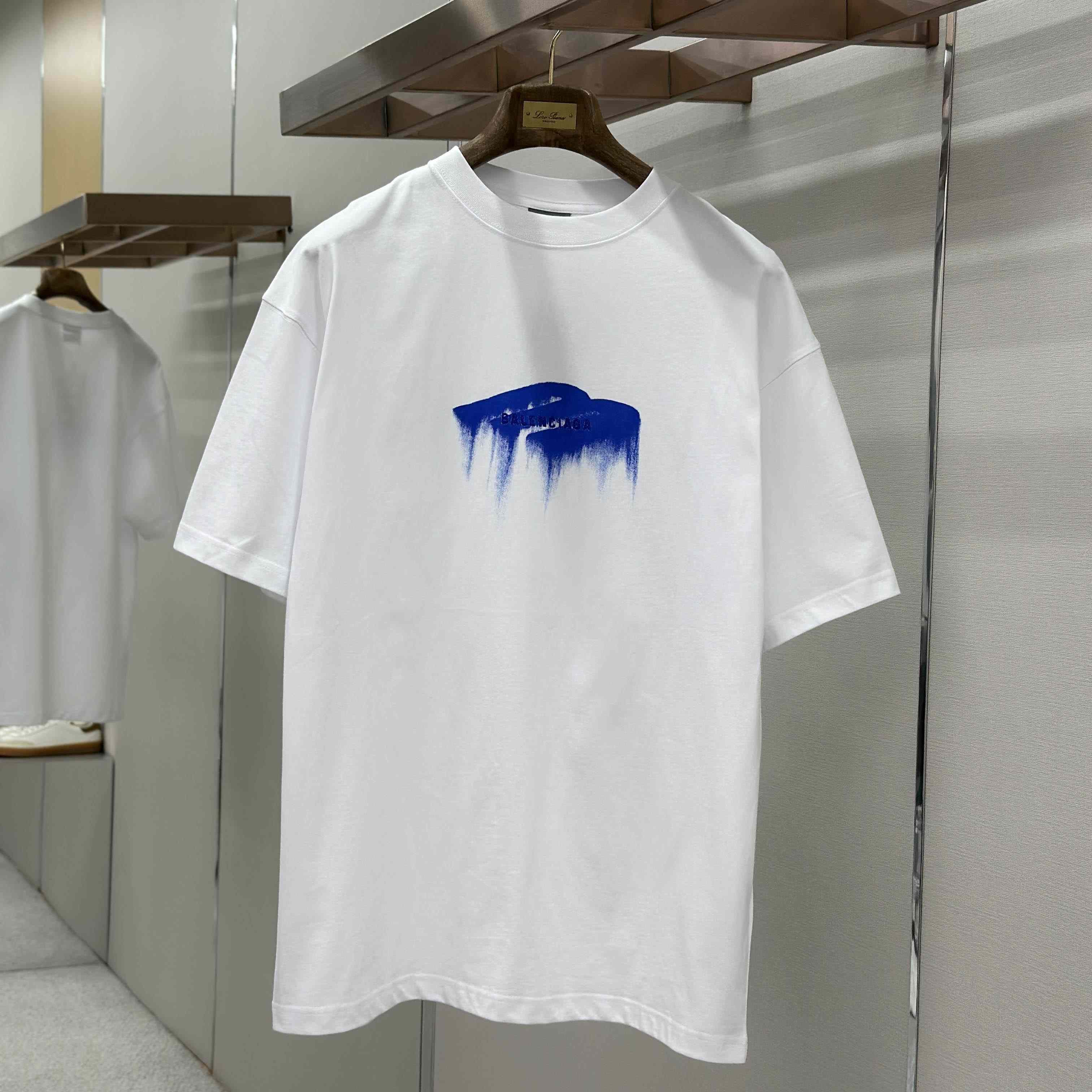 Balenciaga Wet Brush Oversized T-shirt In White - DopestKickz