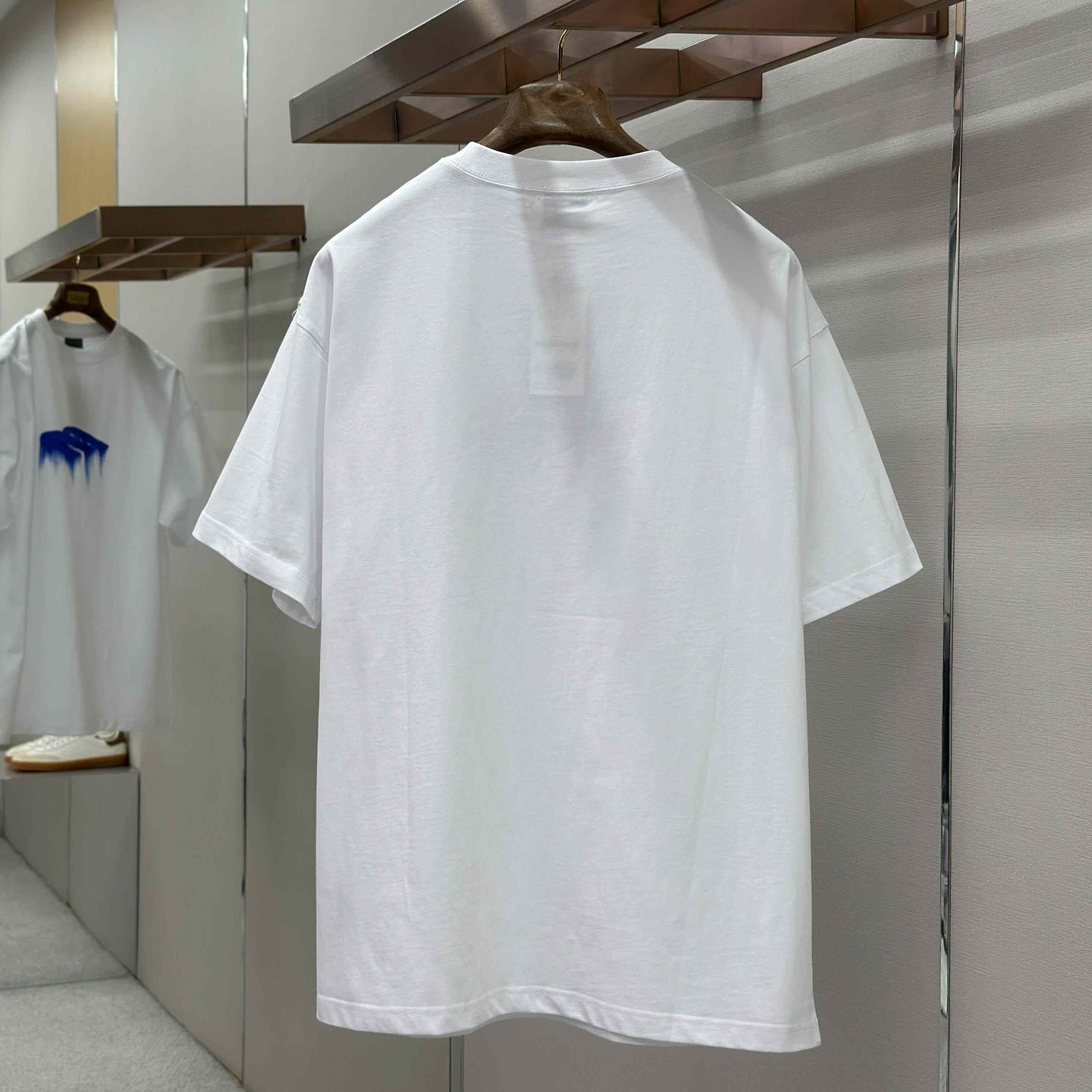 Balenciaga Wet Brush Oversized T-shirt In White - DopestKickz