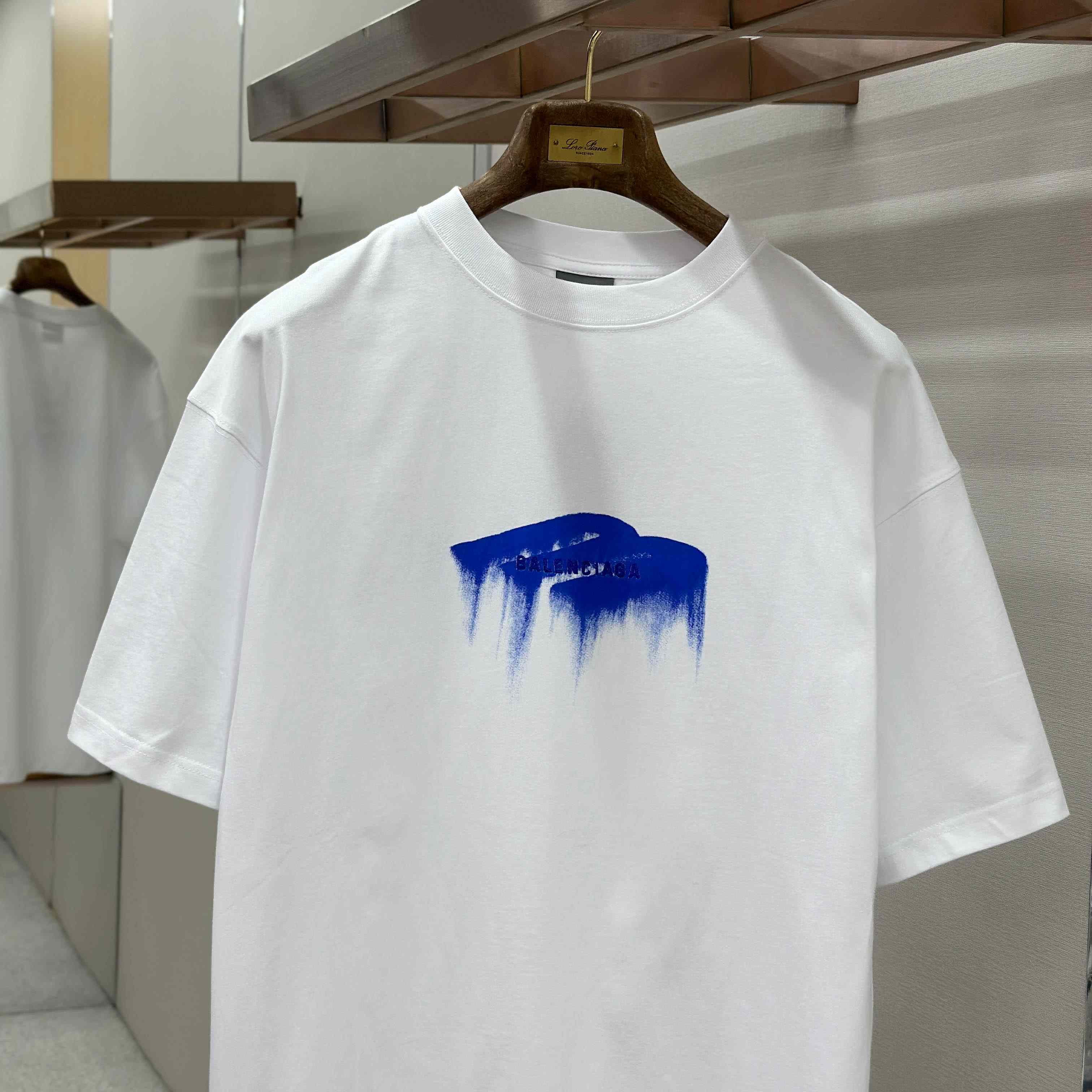 Balenciaga Wet Brush Oversized T-shirt In White - DopestKickz