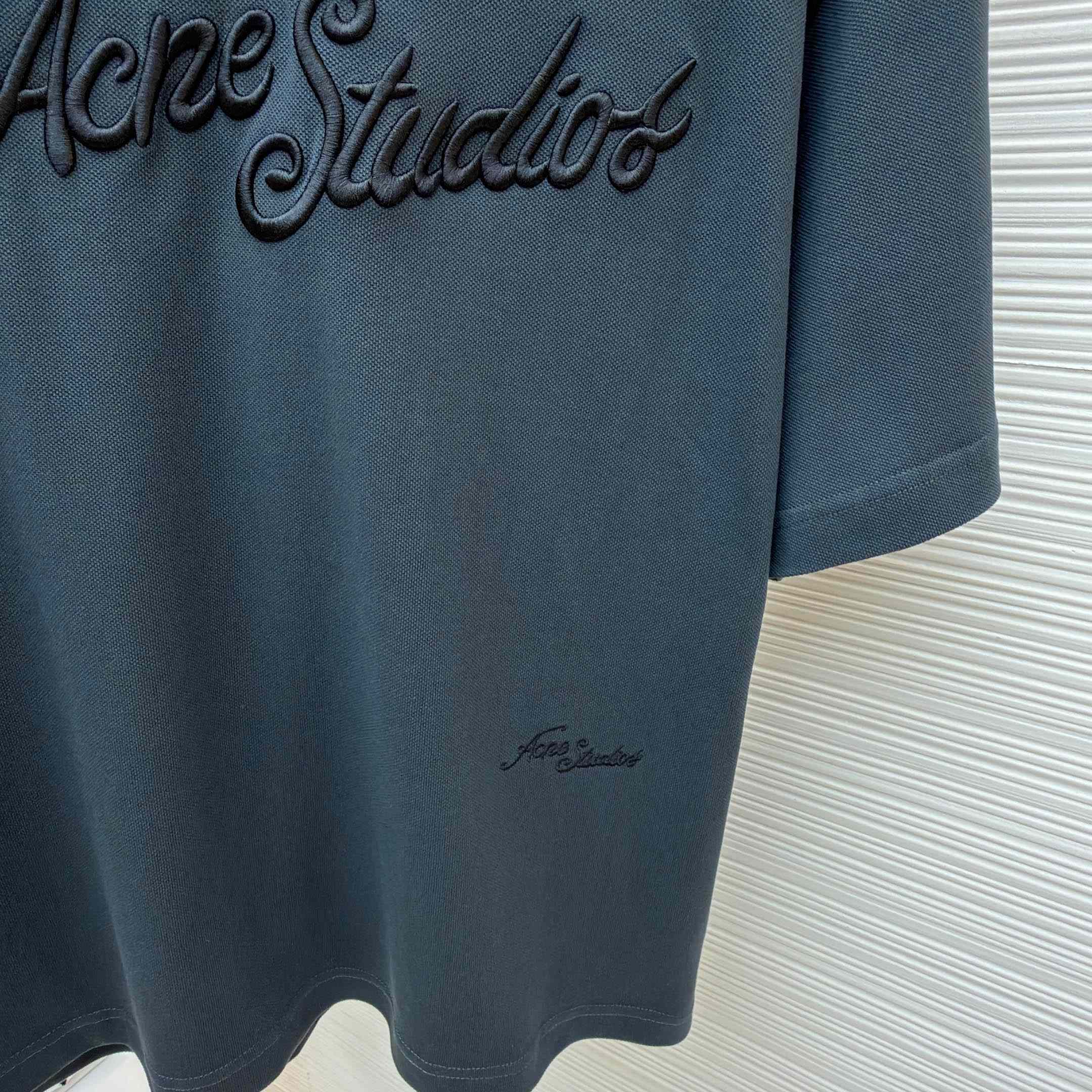Acne Studios  Embroidered Logo T-shirt - DopestKickz