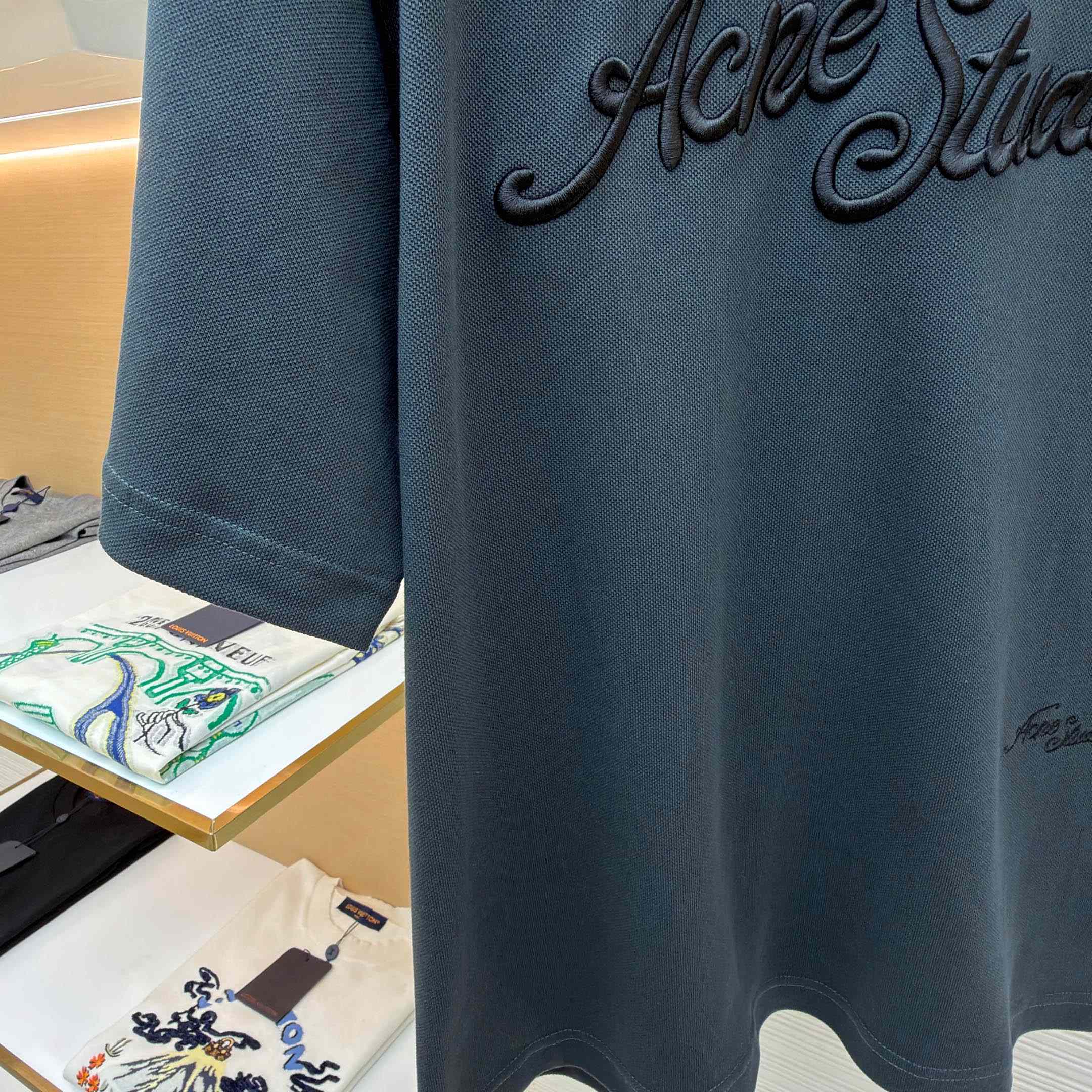 Acne Studios  Embroidered Logo T-shirt - DopestKickz