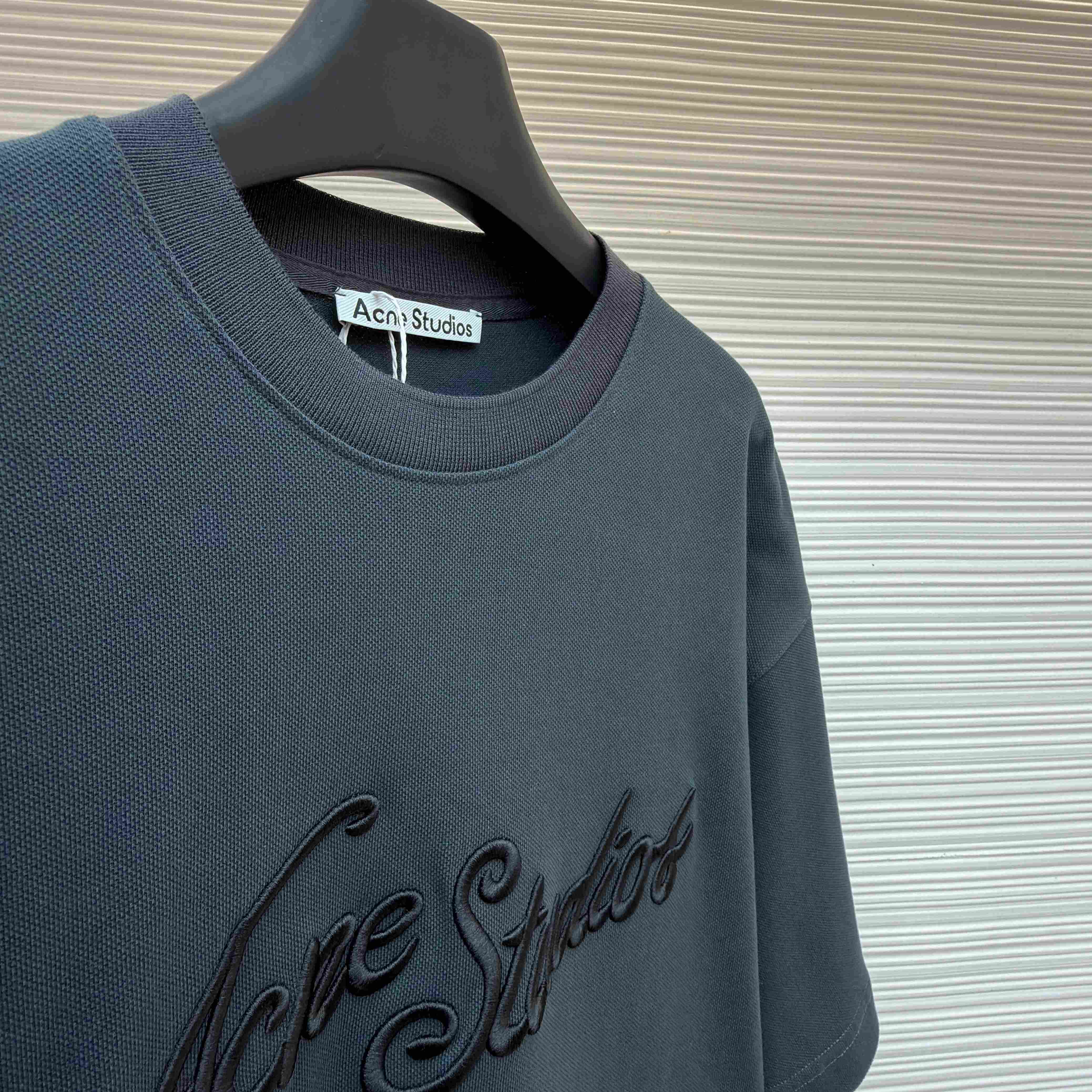 Acne Studios  Embroidered Logo T-shirt - DopestKickz